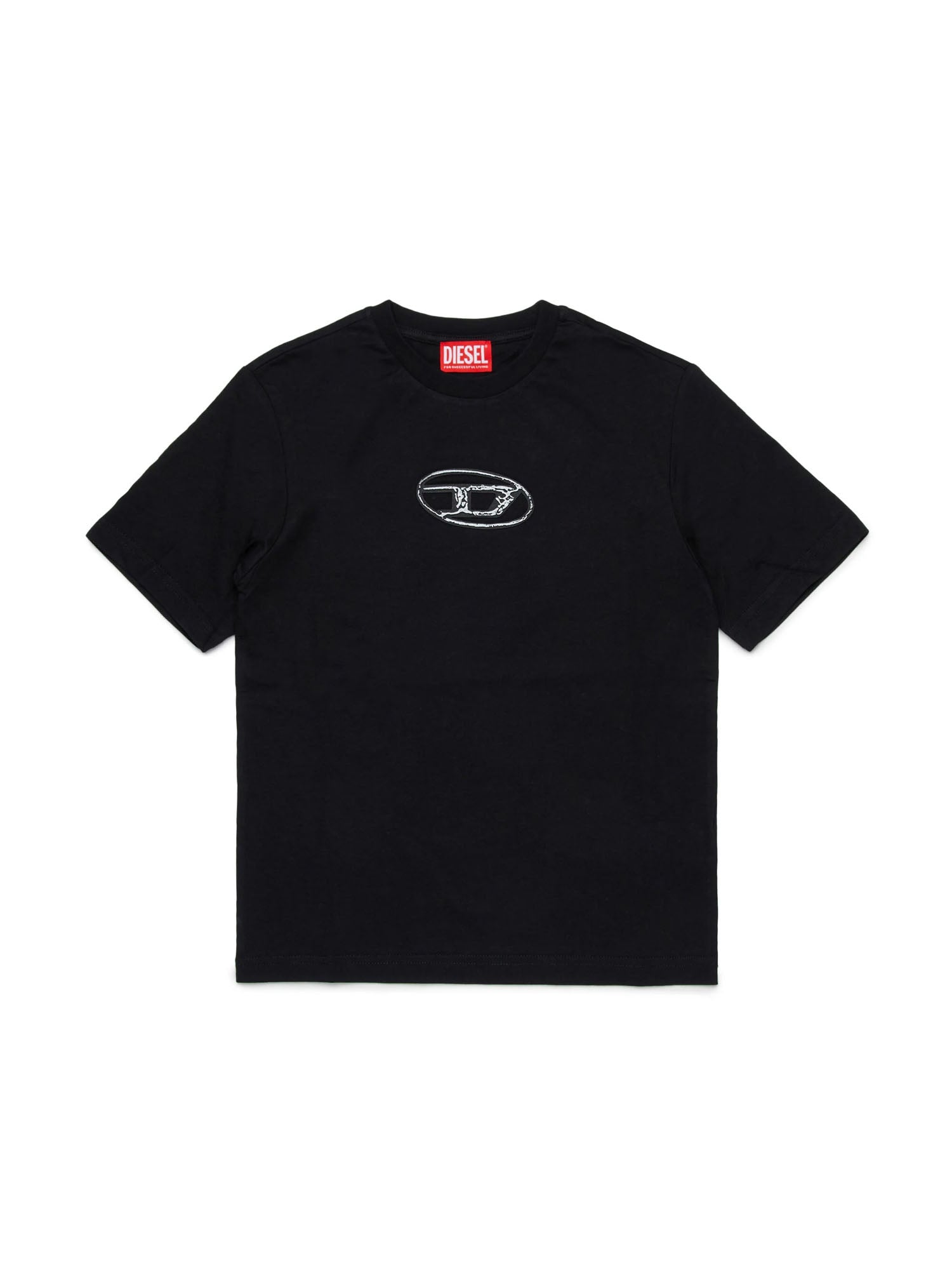 Diesel Treden Over Maglietta Kids Nero