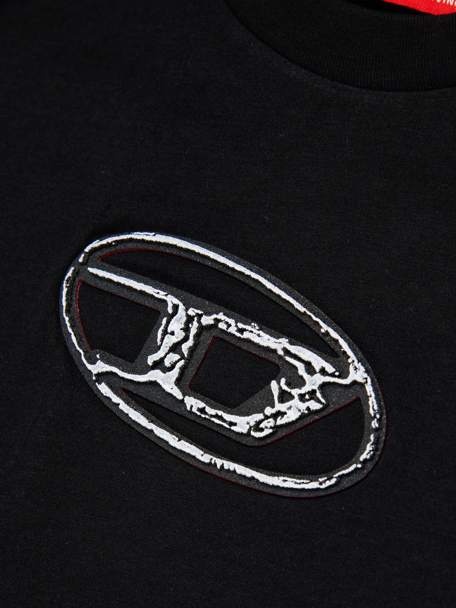 Diesel Treden Over Maglietta Kids Nero