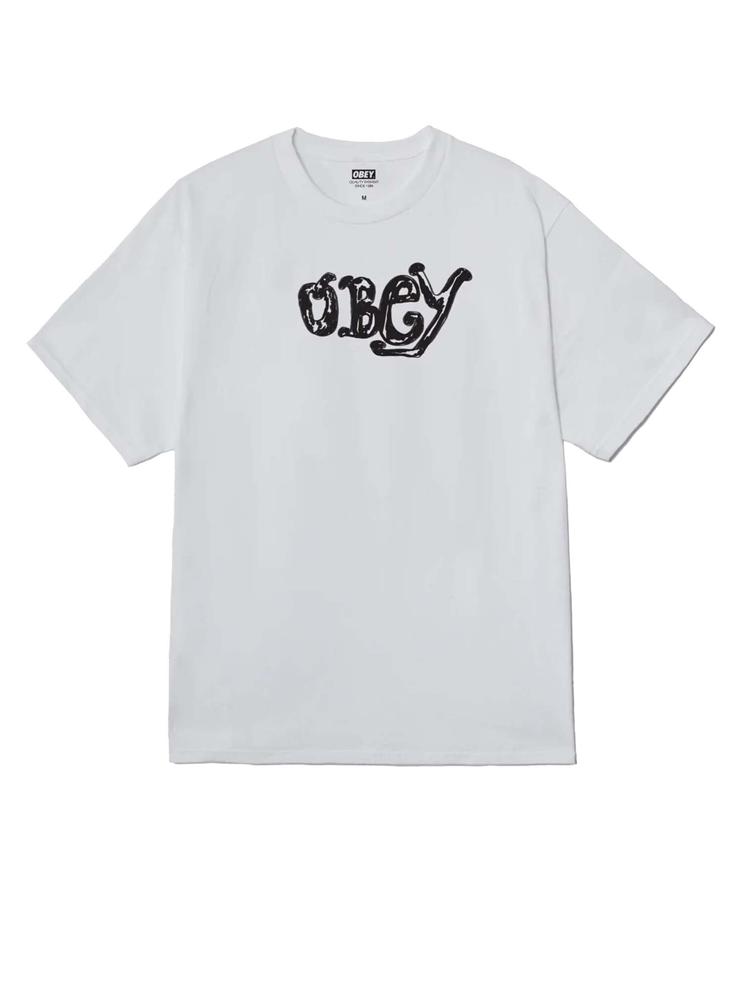 Obey T-Shirt Marker Bianco