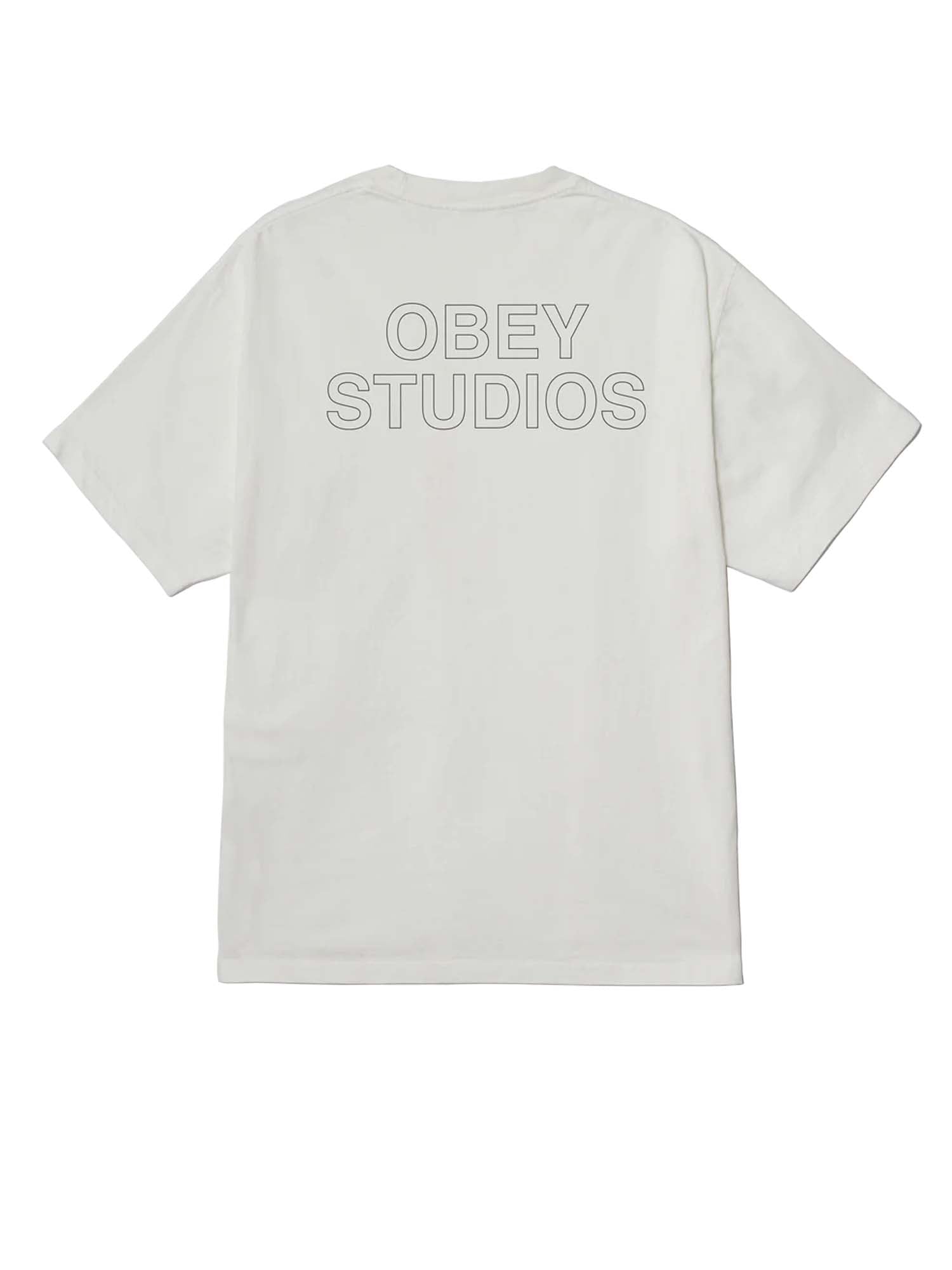 T-shirt à pigments Outline d'Obey Studios