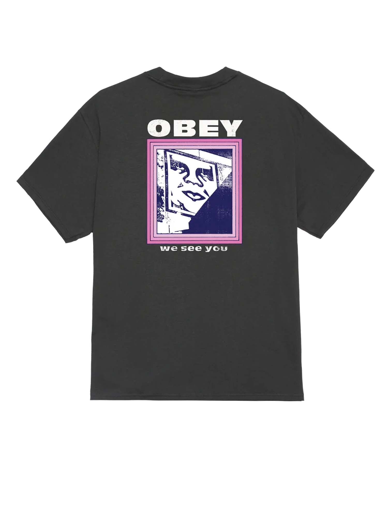 Obey T-Shirt We See You Classic Nero