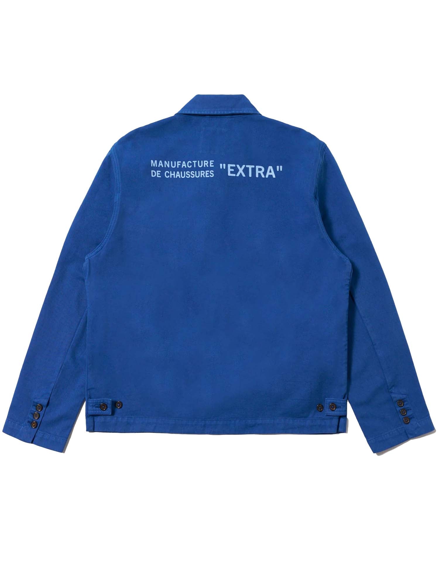 Universal Works Paraboot x Universal Works - Giacca Derek Twill Warmus Blu