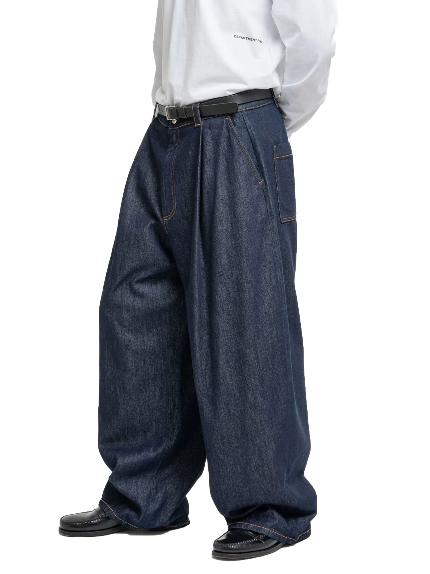 Department Five Pailot Pant Chino Denim Blu