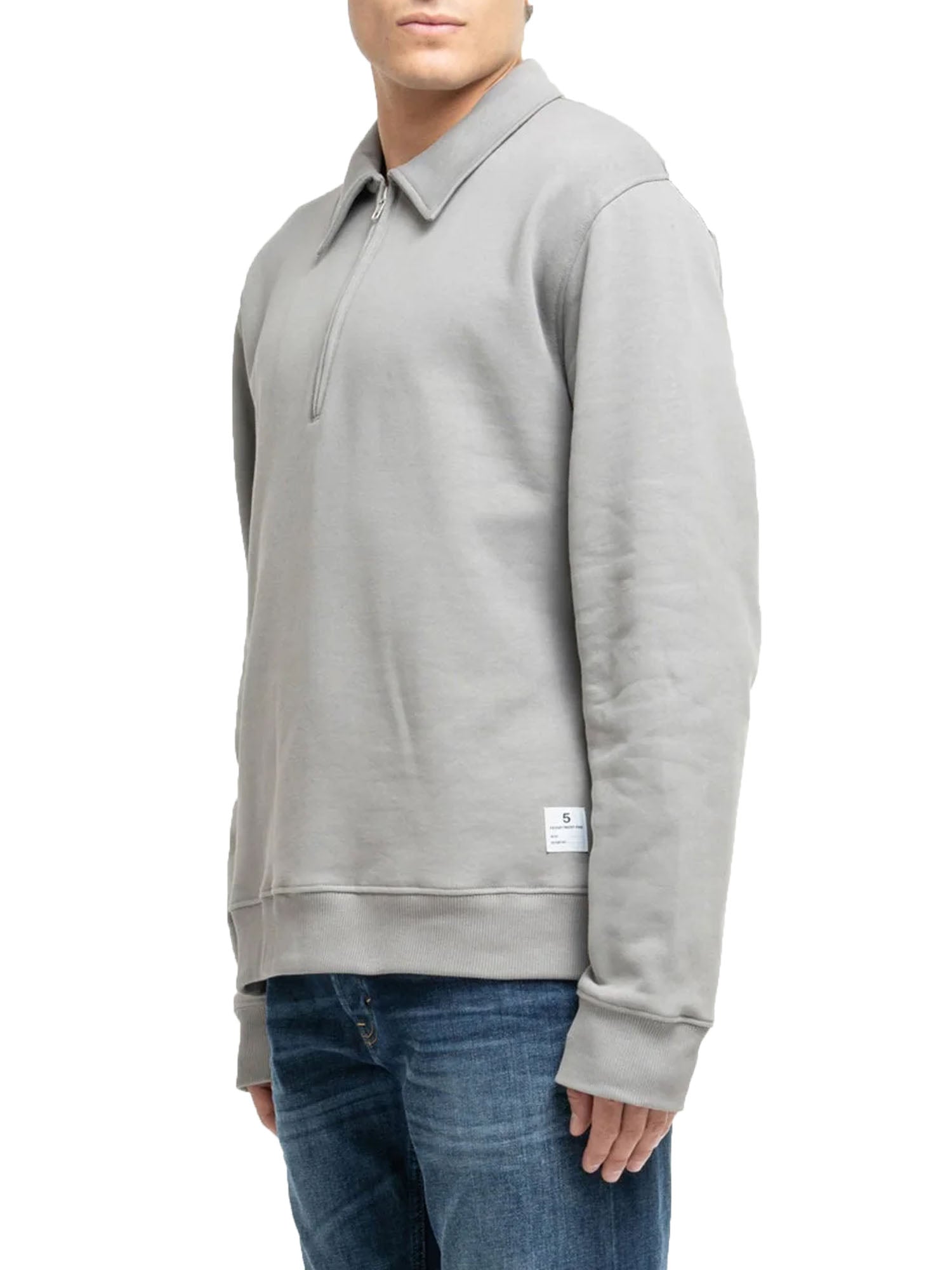 Department Five Boss Felpa Garzata Grigio