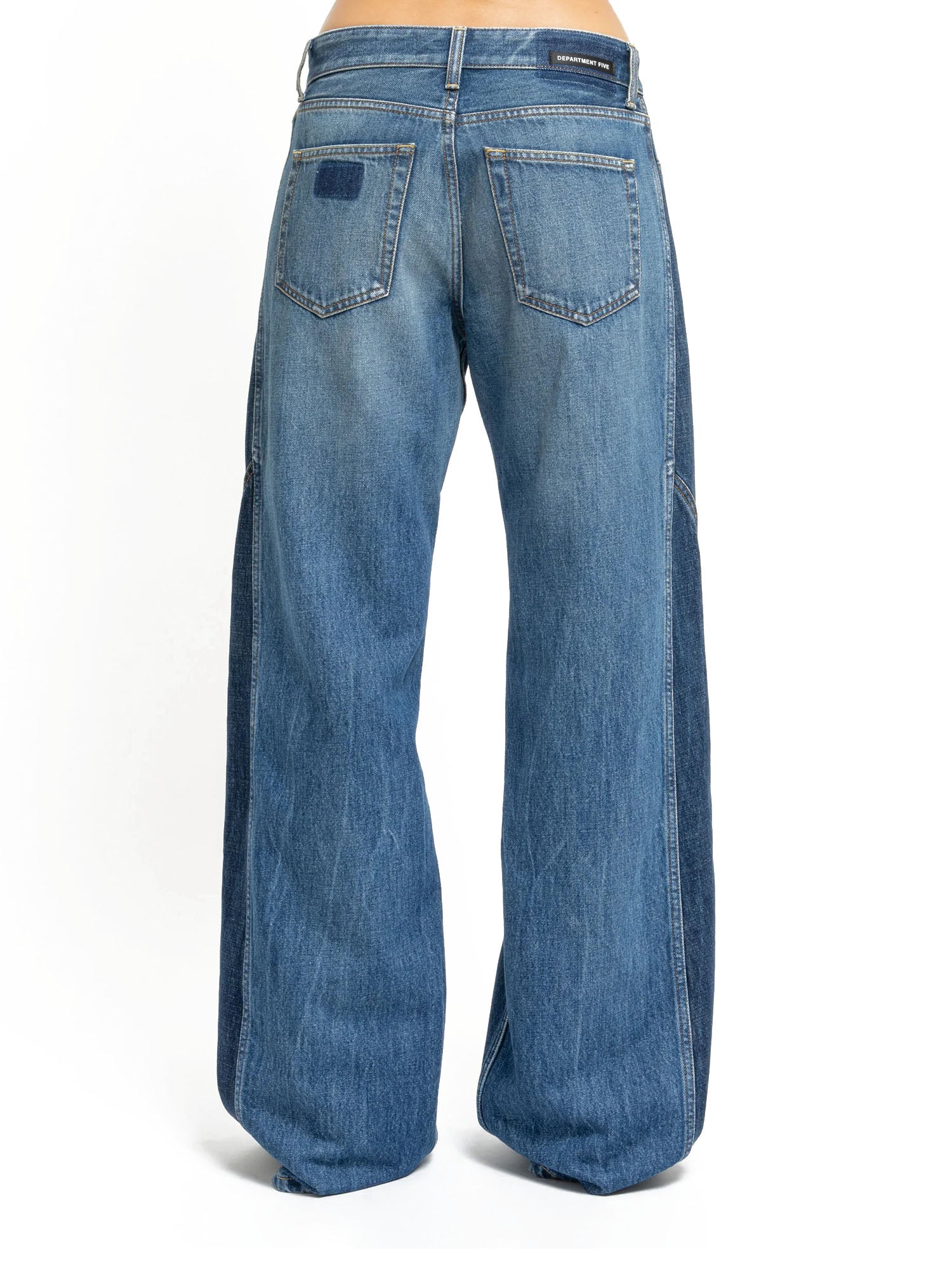 Department Five Jeans Resort Pant 5 Tk Denim Fermo Donna Blu