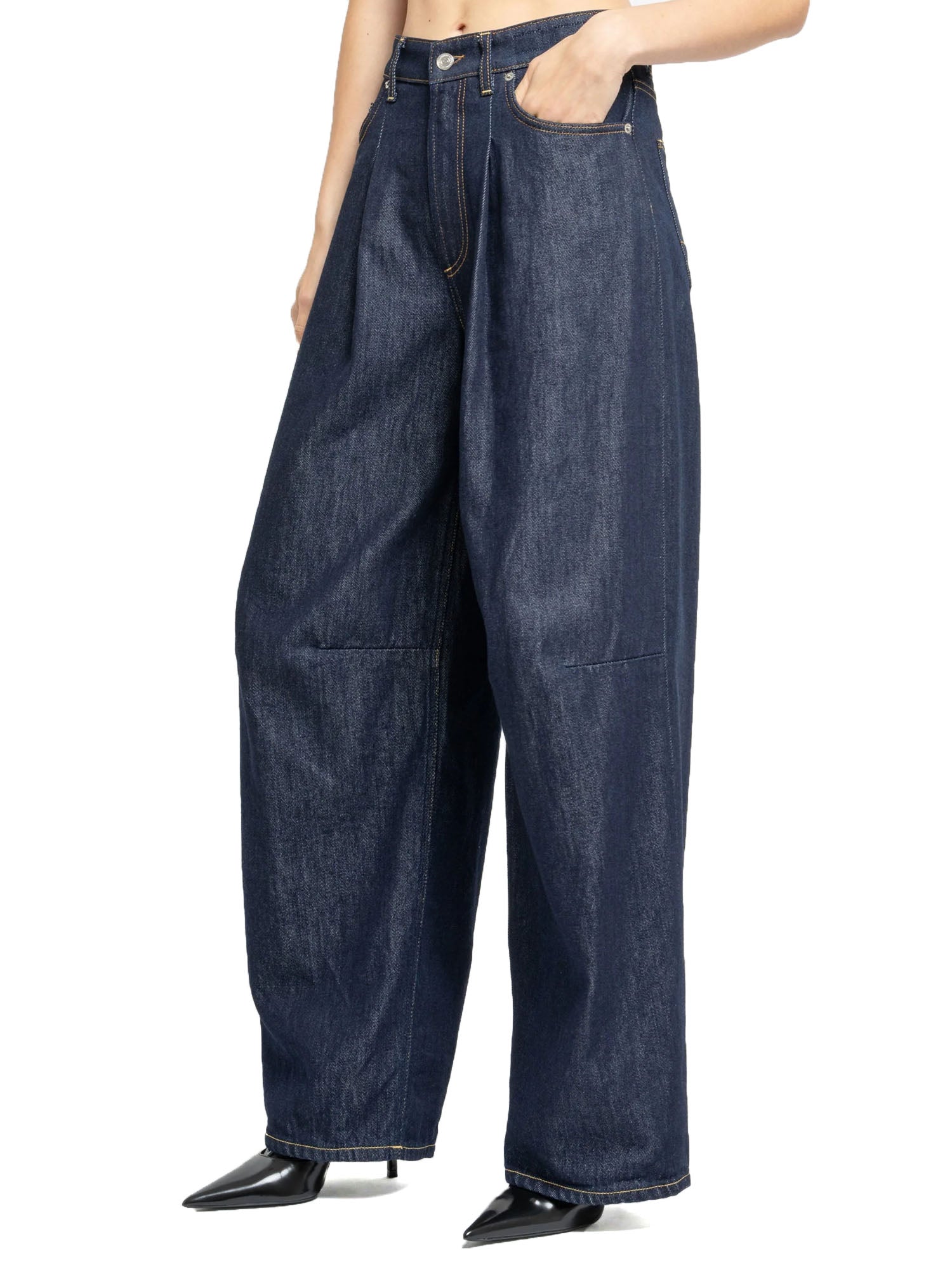 Department Five Mustard Jeans 5 Tasche Blu