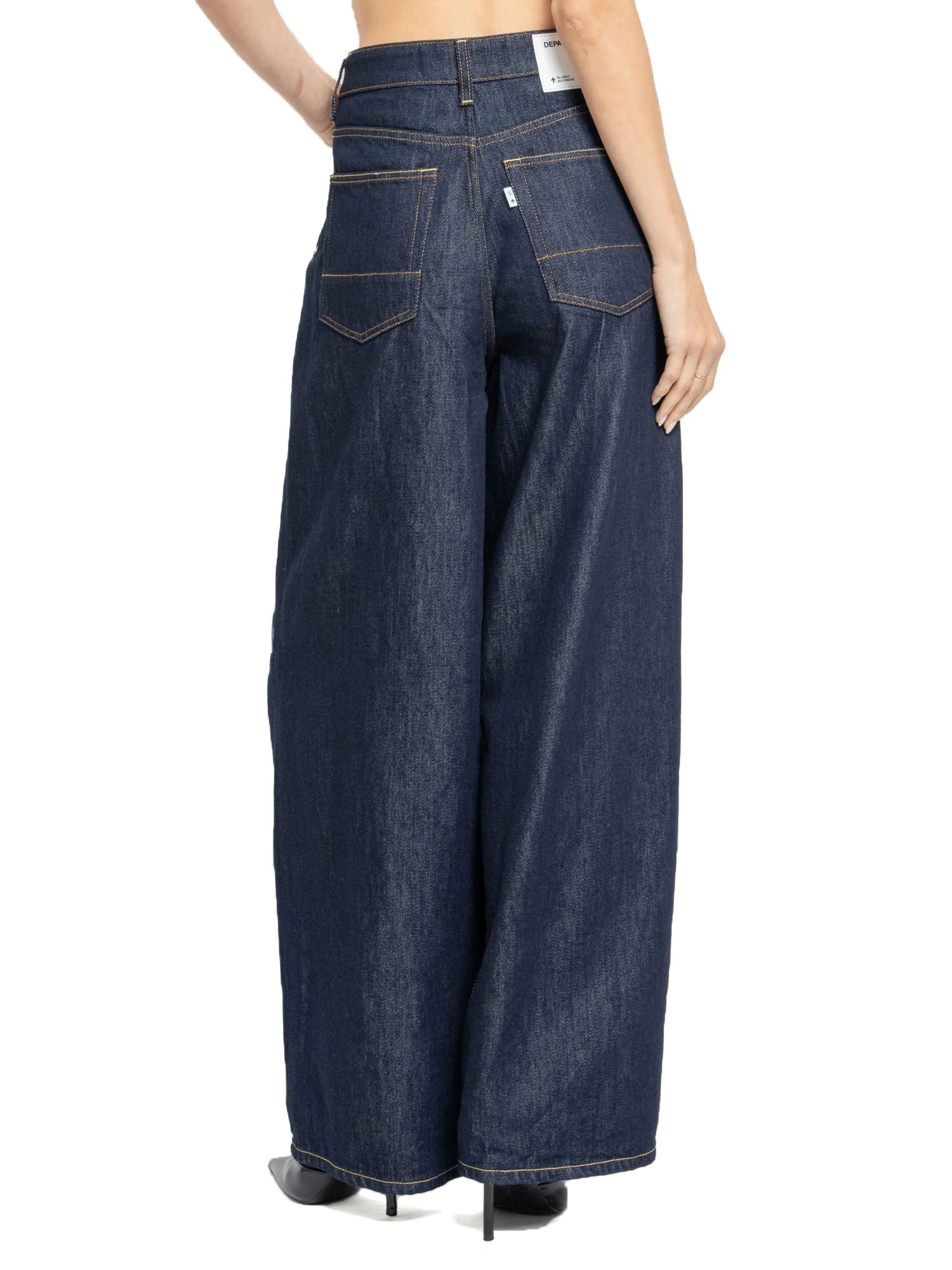 Department Five Mustard Jeans 5 Tasche Blu