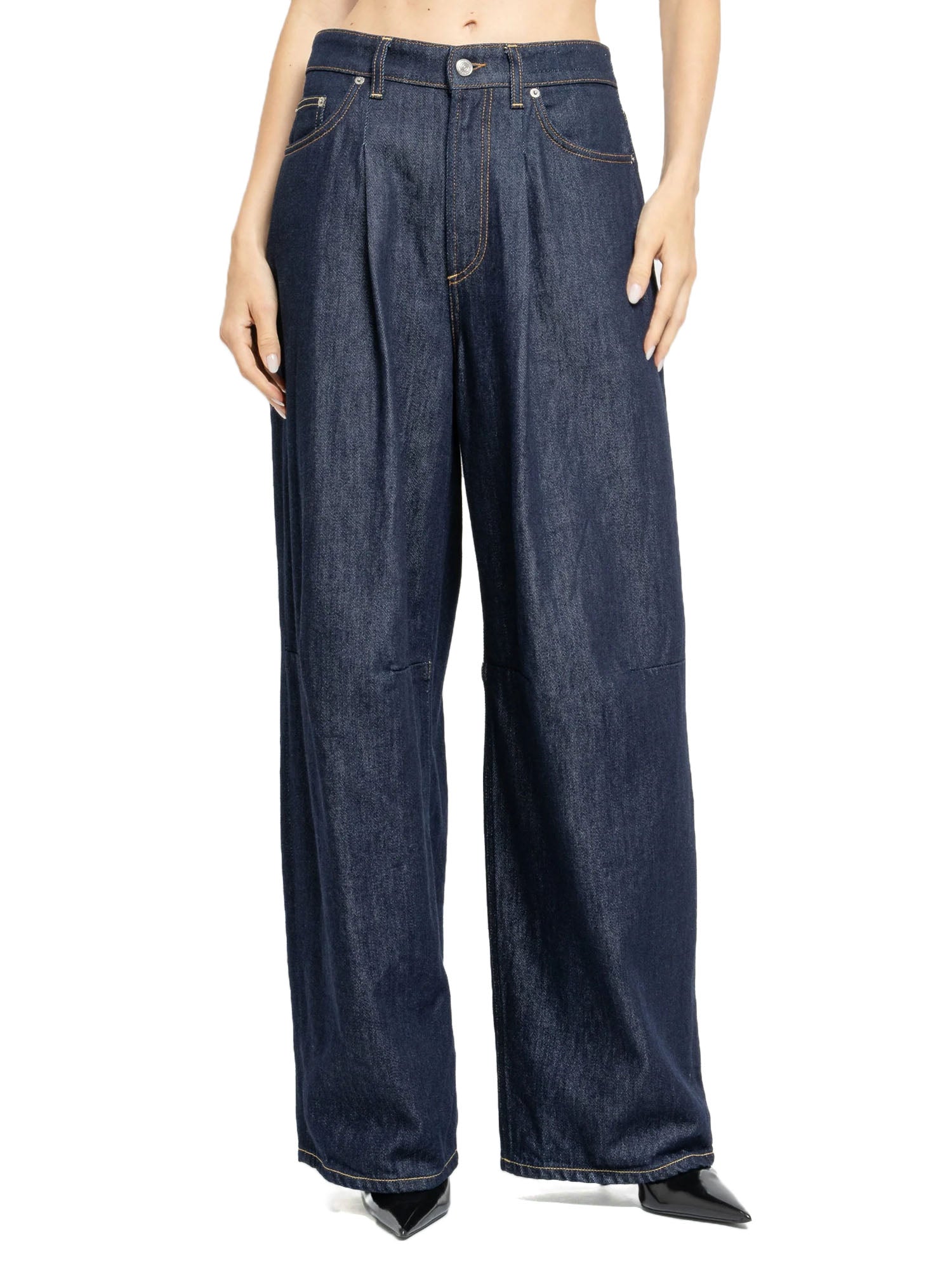 Department Five Mustard Jeans 5 Tasche Blu