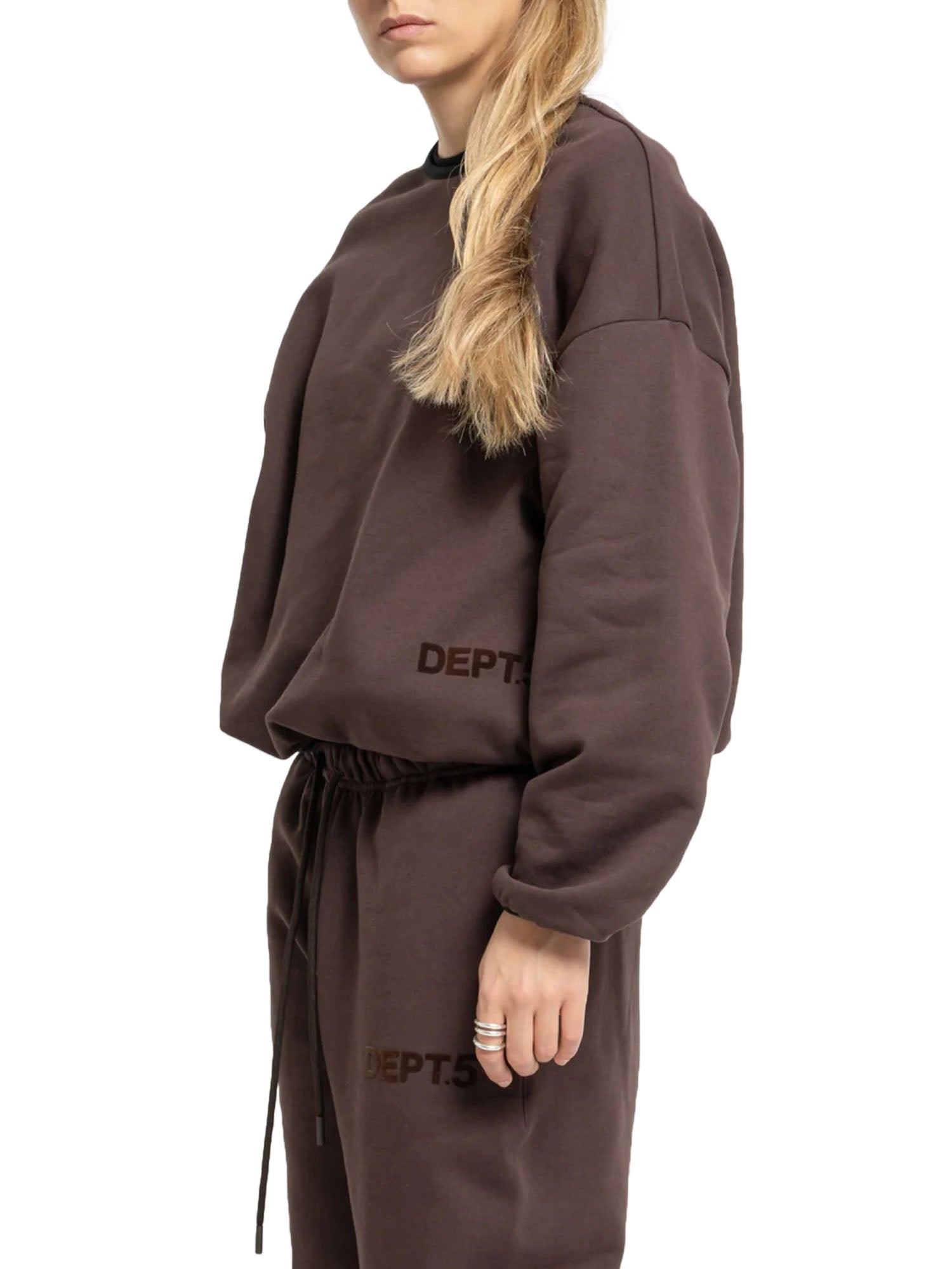 Department Five Glass Felpa Garzata Marrone