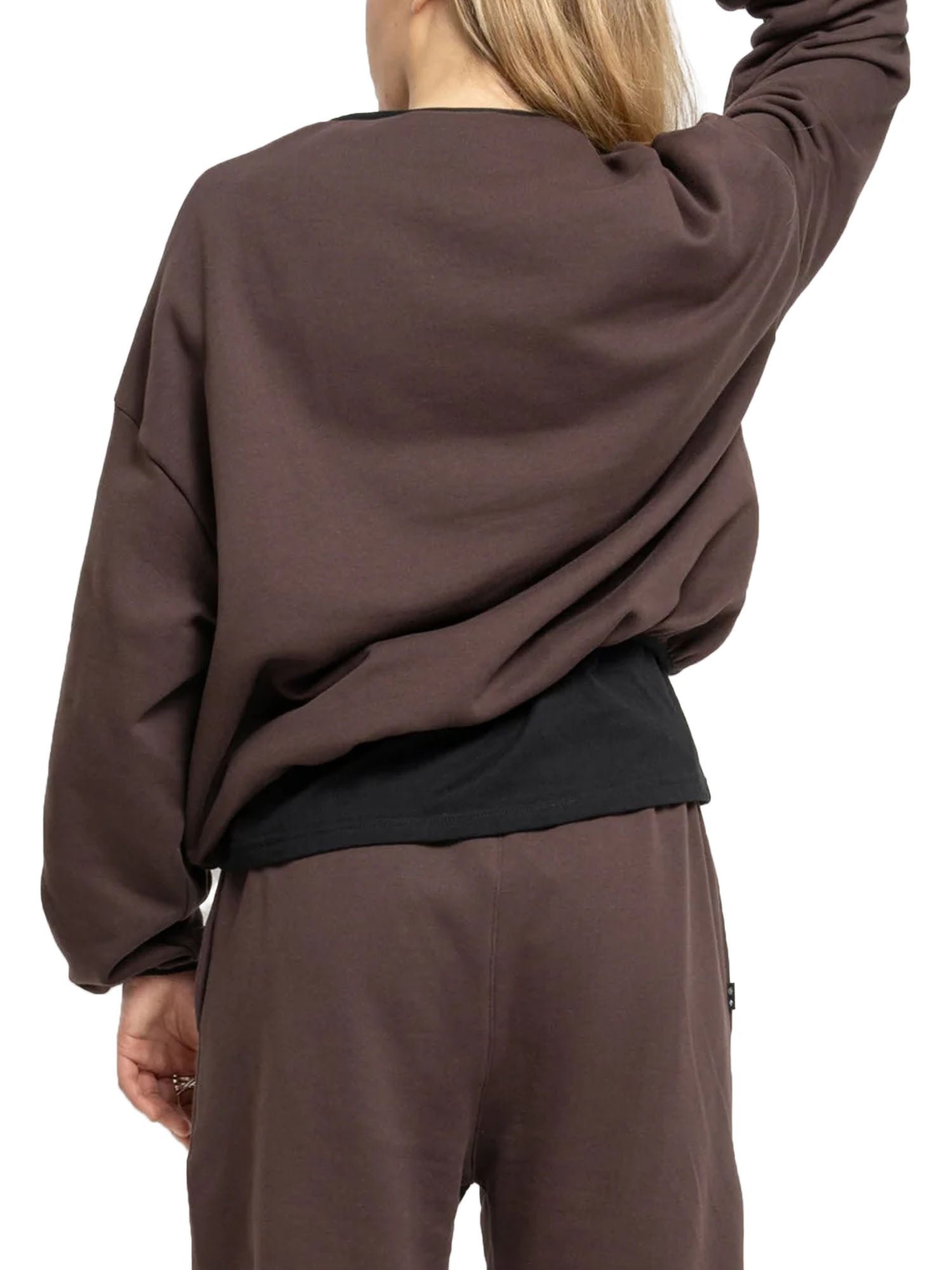 Department Five Glass Felpa Garzata Marrone