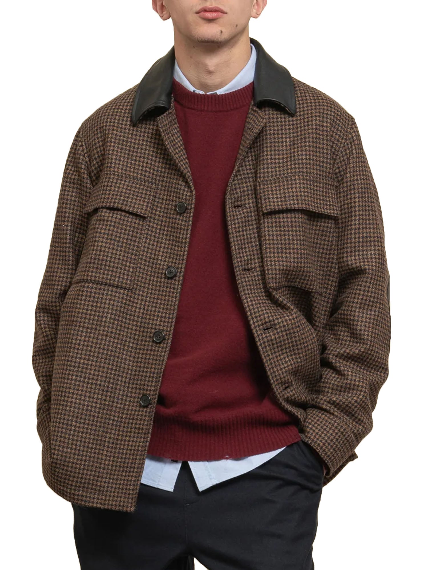 Department Five Event Giacca Camicia Panetto Pied De Poula Multicolore