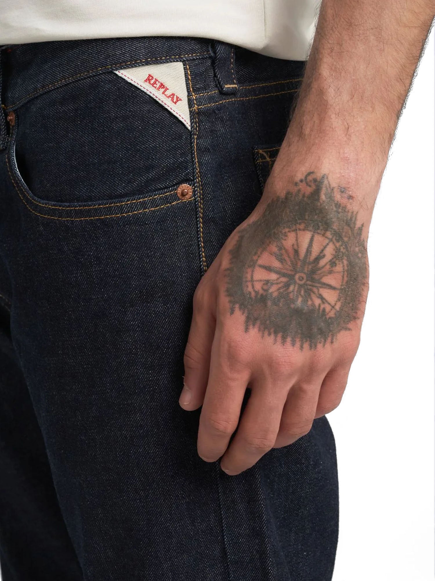 Replay Jeans Derick Uomo Blu