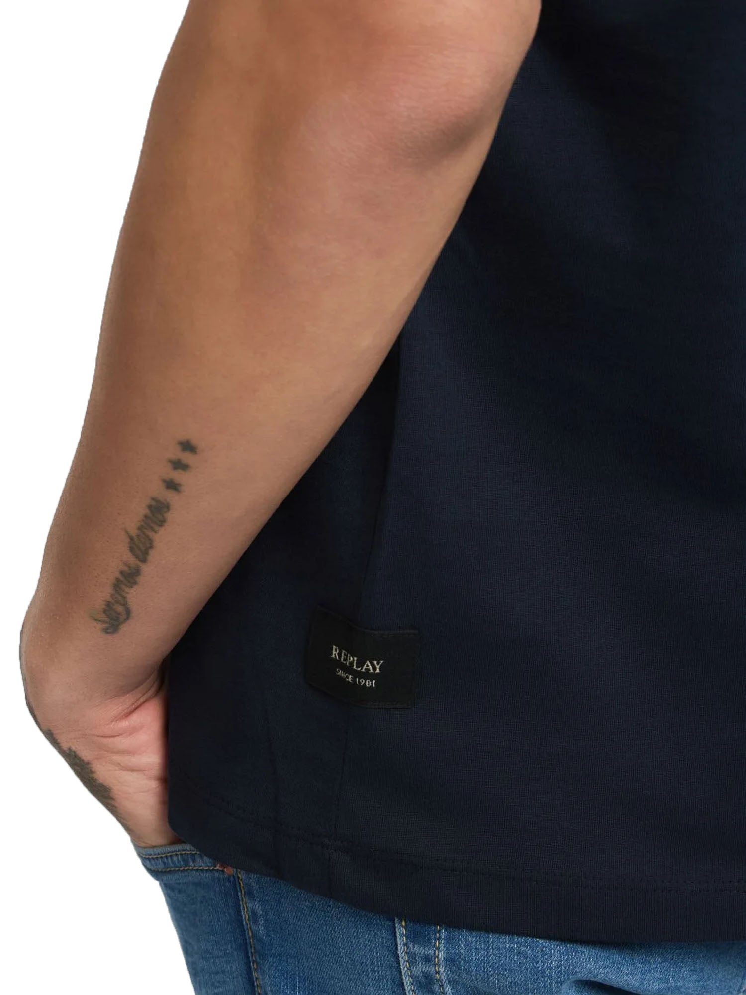 Replay T-Shirt Uomo Blu