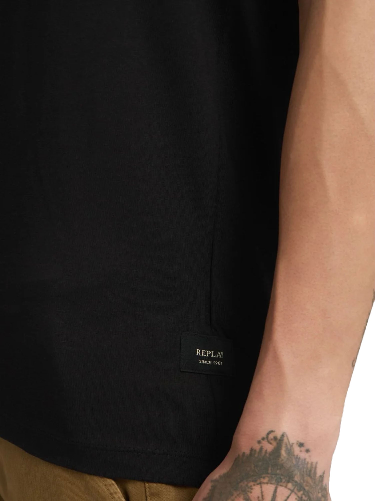Replay T-Shirt Uomo Nero