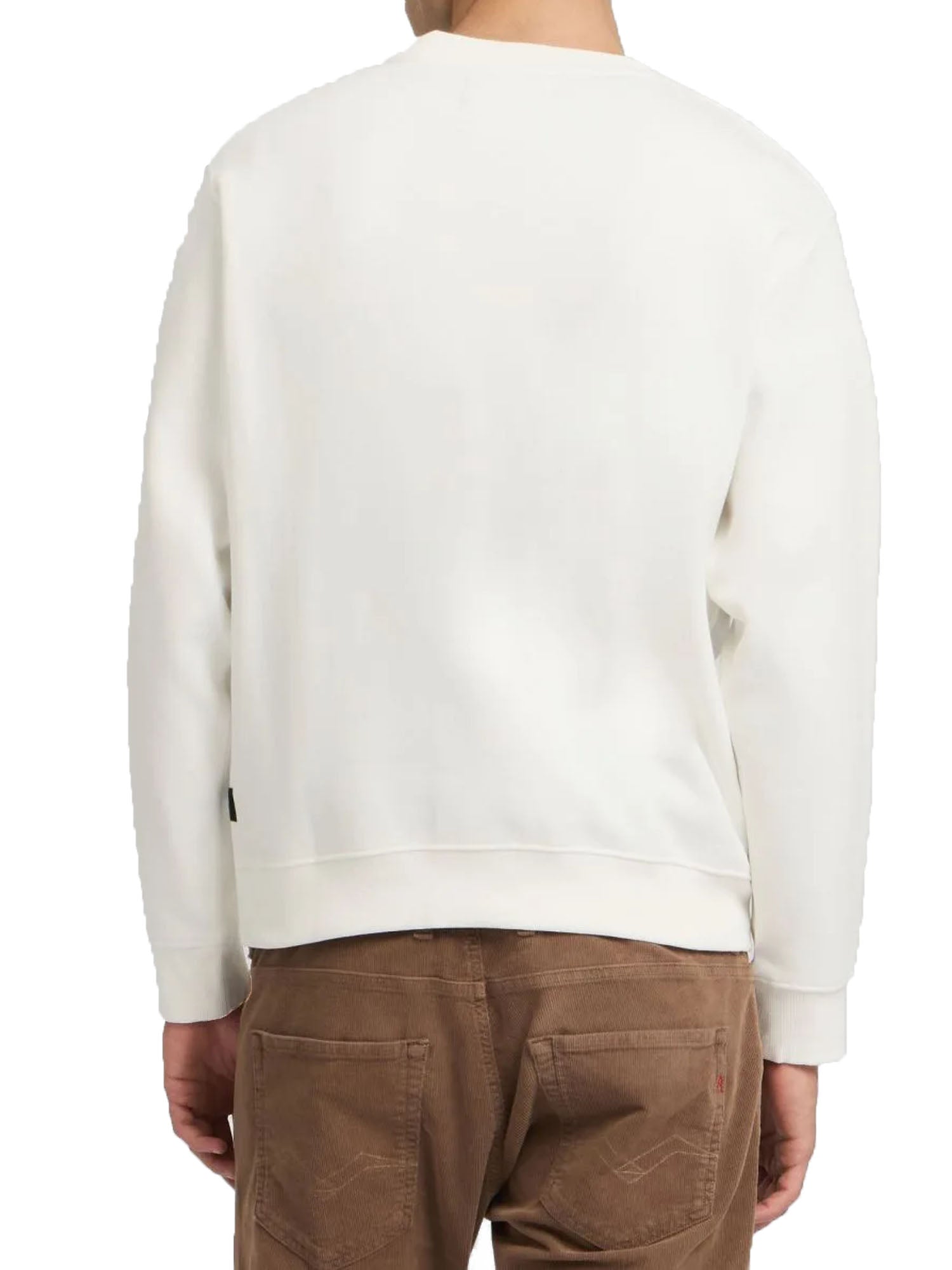 Replay Felpa Girocollo Uomo Beige