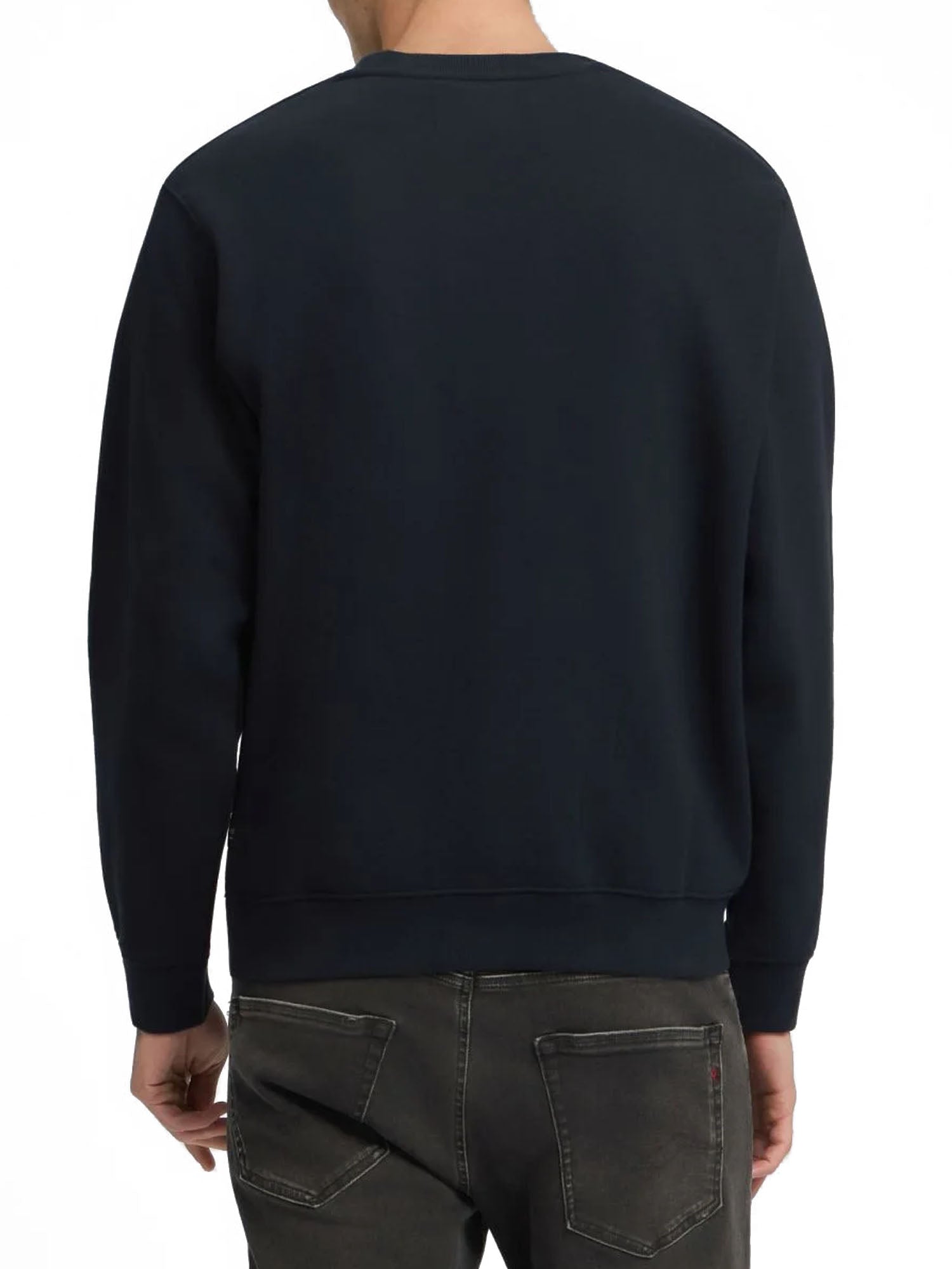 Replay Felpa Girocollo Uomo Blu