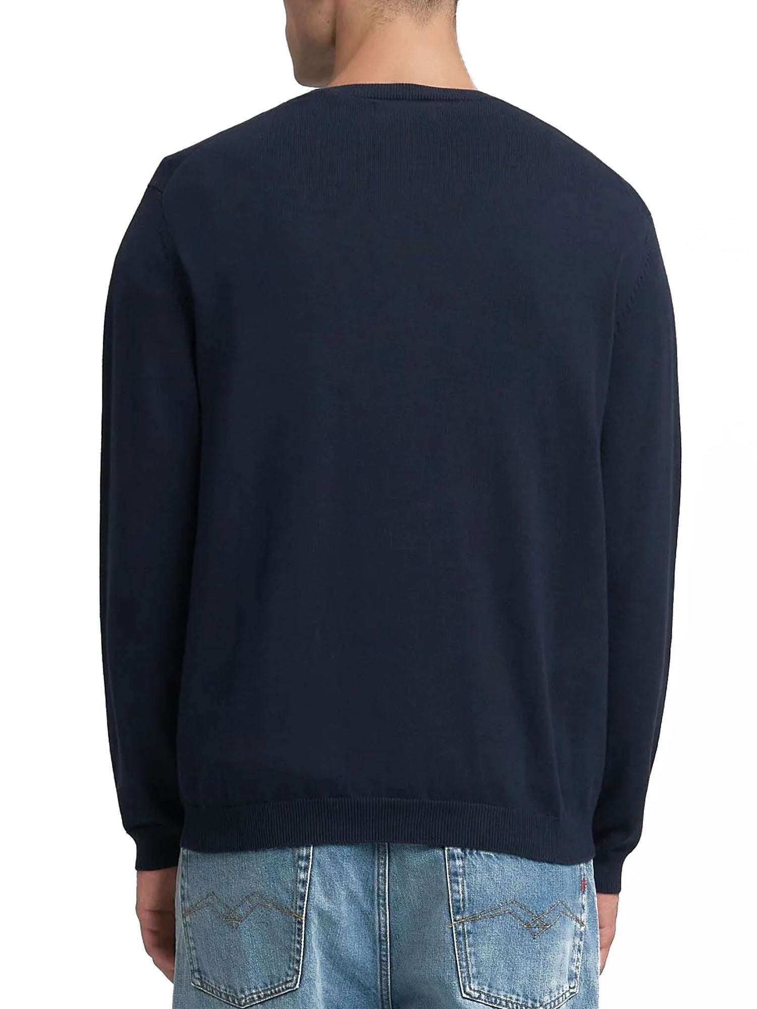 Replay Maglia Girocollo Uomo Blu