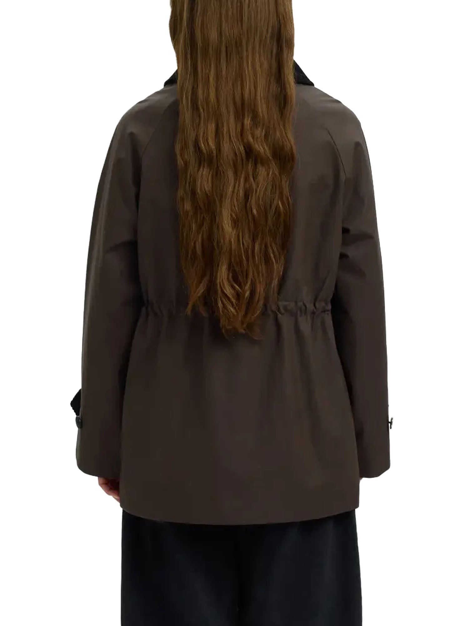 Selected Giacca SLWWILMA Waxed Marrone