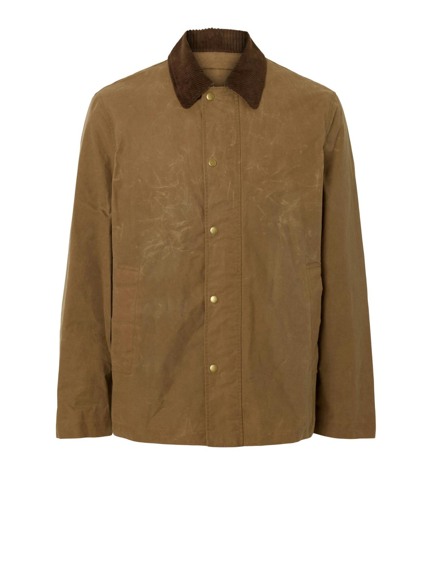 Selected Slhwalter Waxed Cotton 2.0 Giacca Beige