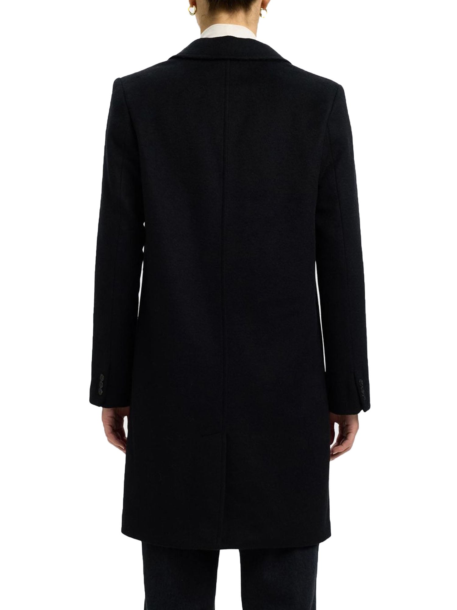 Selected Slfsasja Wool Blend Coat Nero