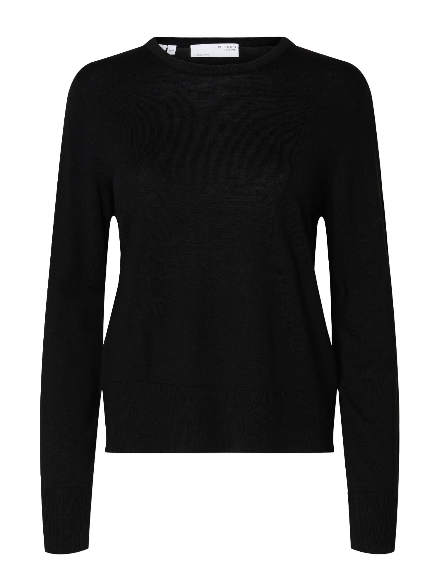 Selected Slfthea Ls Knit Merino Nero