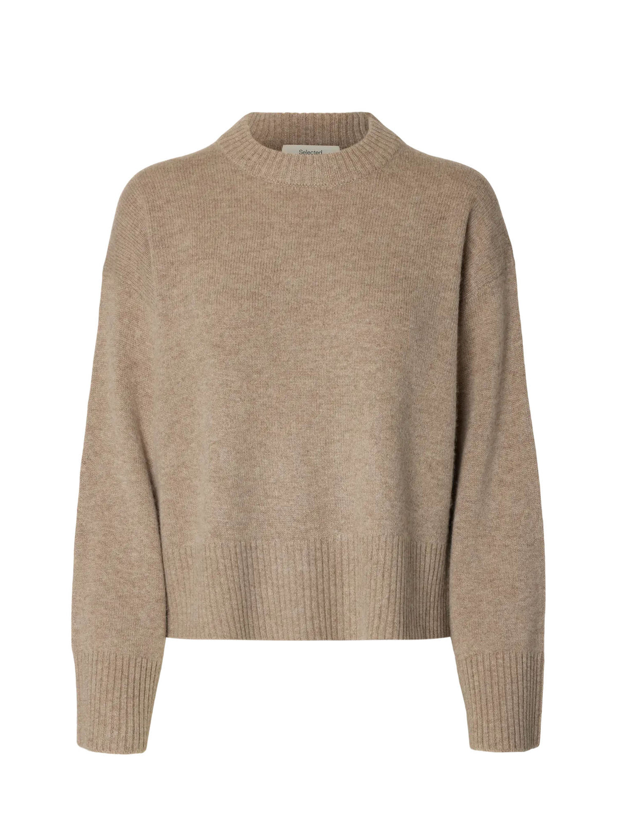 Selected Maglia SLWCILLE Beige