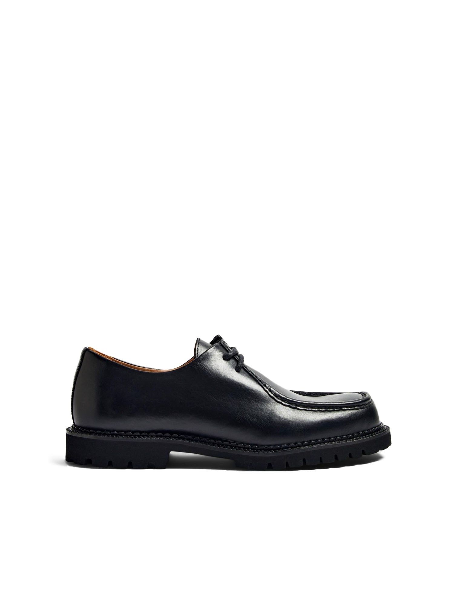 Selected Slhhector Leather Moc Toe Nero
