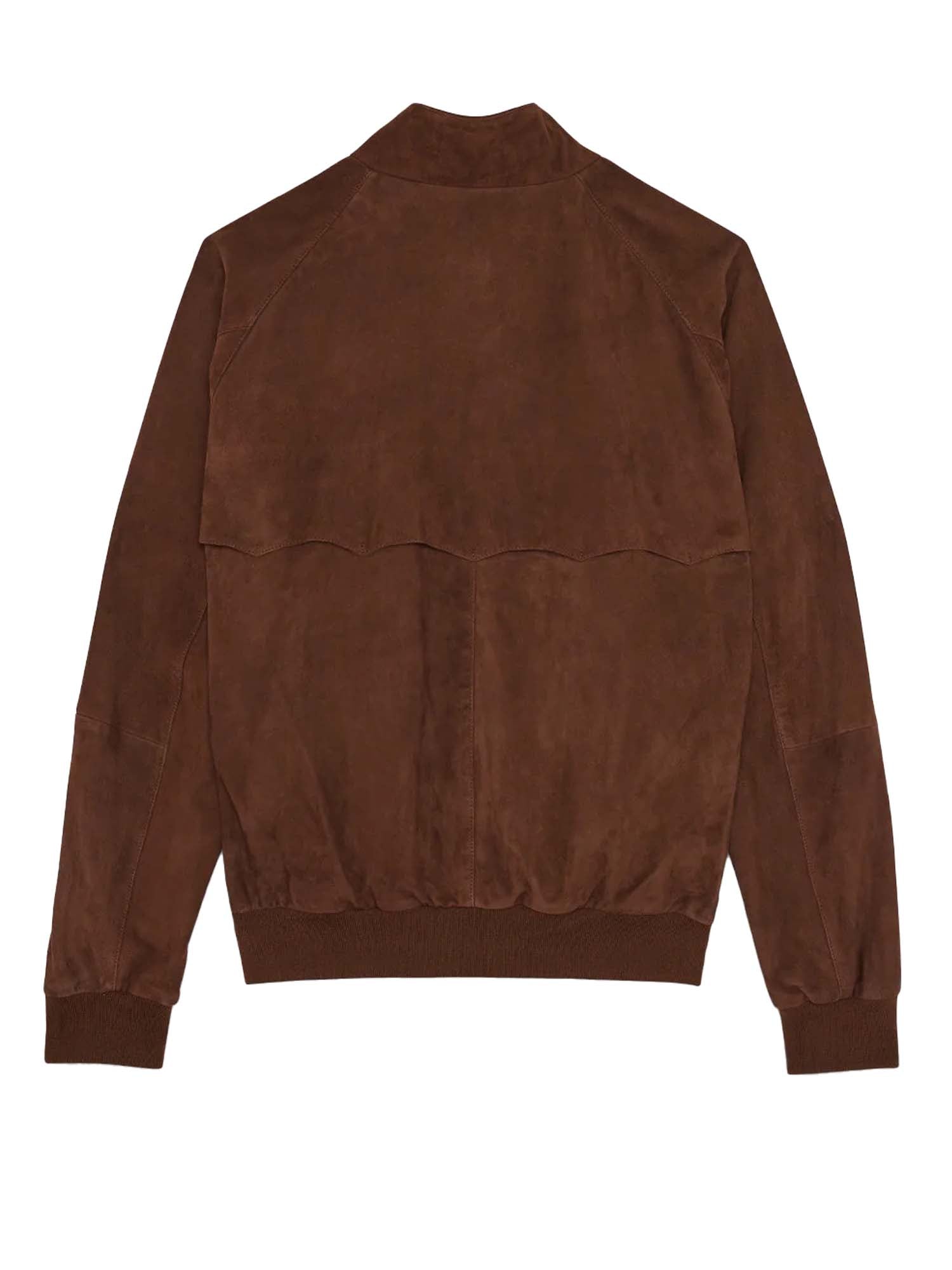 Baracuta G9 in Pelle Scamosciata Marrone