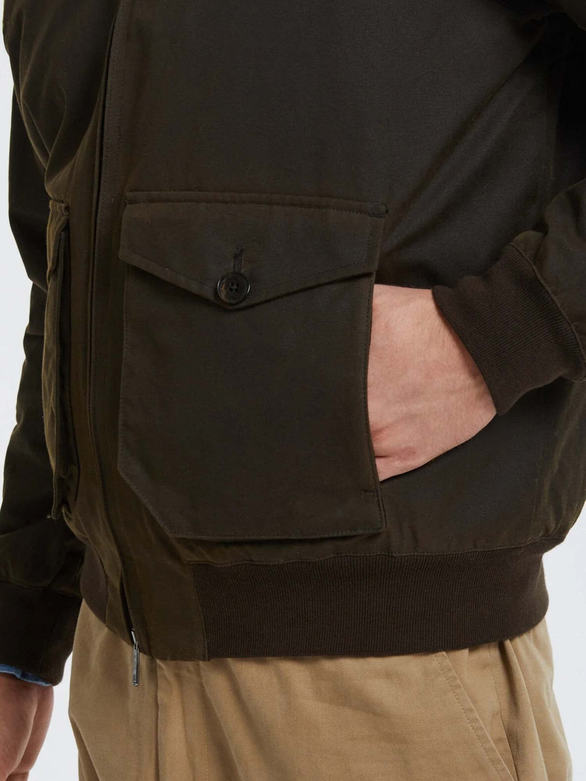 Baracuta Giacca Cerata G9 Pocket Verde