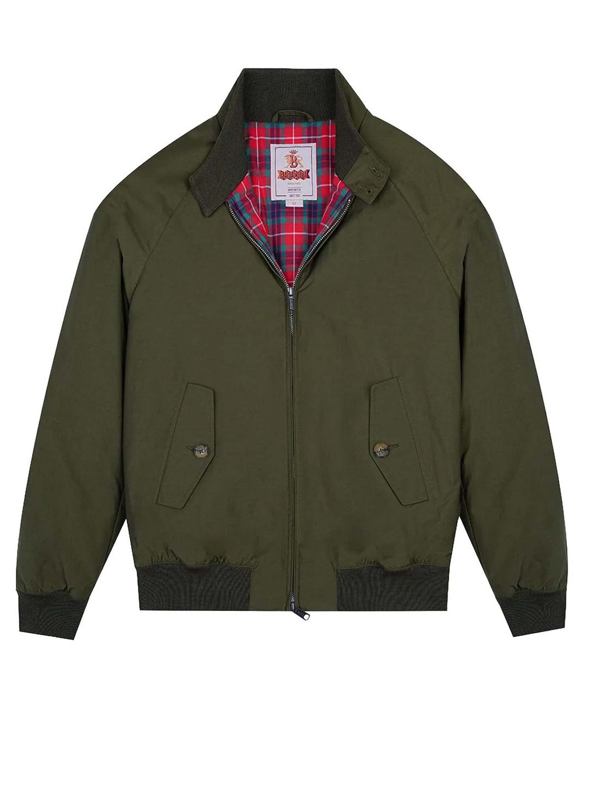 Baracuta Giacca G9 Melton non imbottita Verde