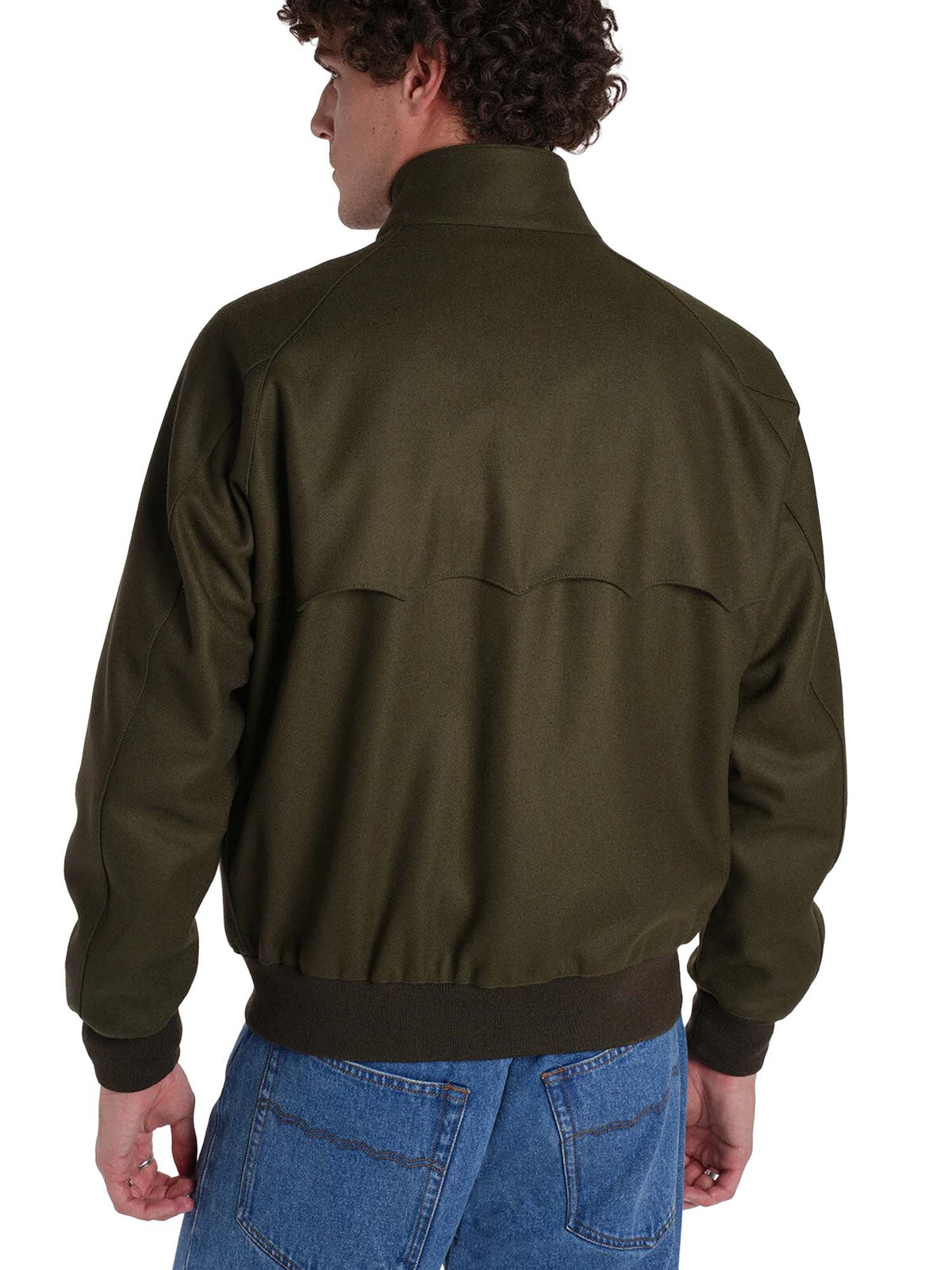 Baracuta Giacca G9 Melton non imbottita Verde