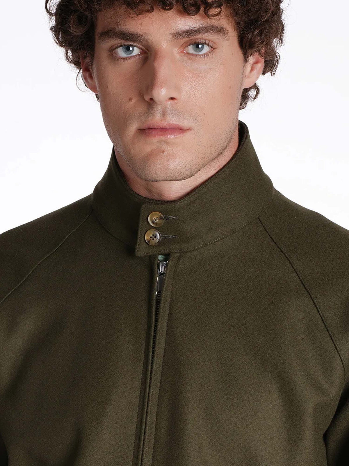 Baracuta Giacca G9 Melton non imbottita Verde