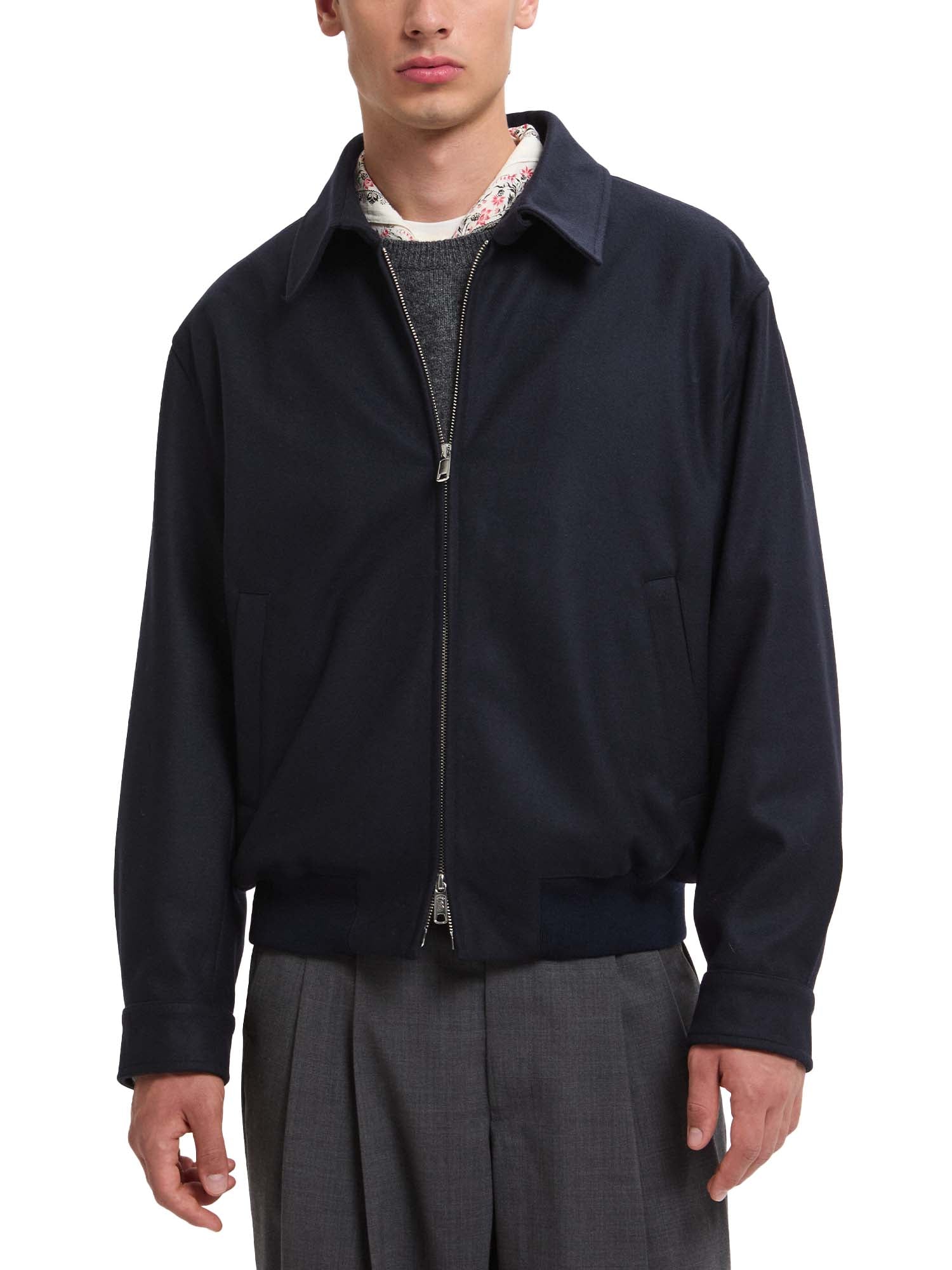 Baracuta Giacca G9 Melton Blu