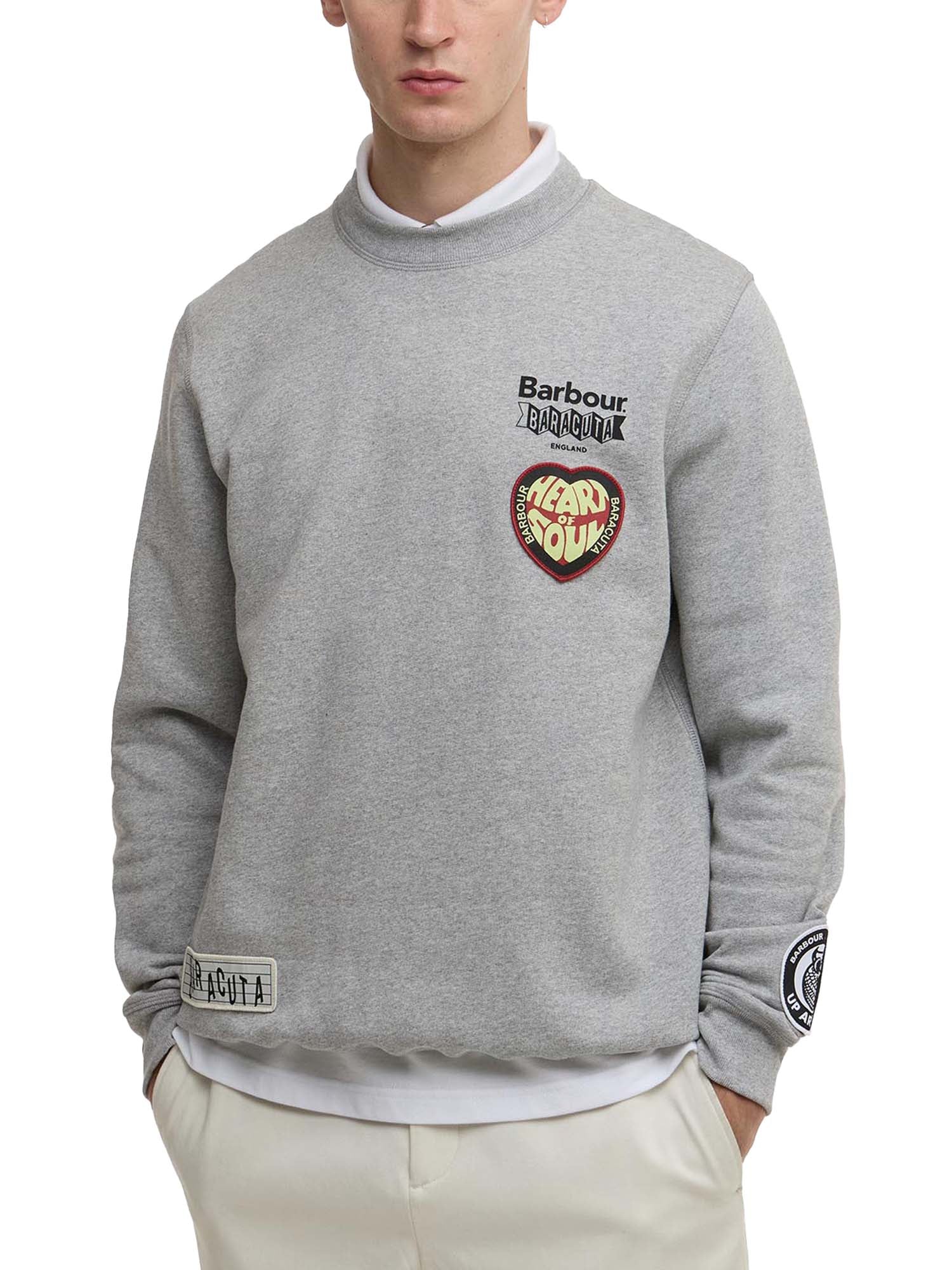 Baracuta Felpa Northern Barbour x Baracuta Grigio