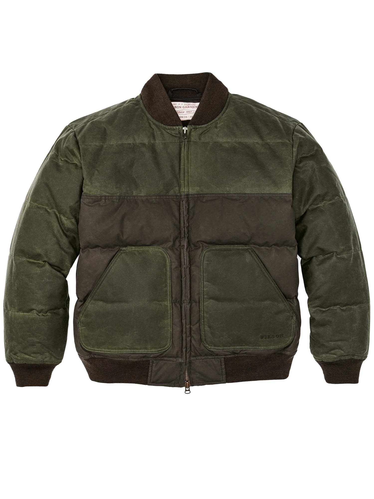 Filson Down Bomber Jacket Verde