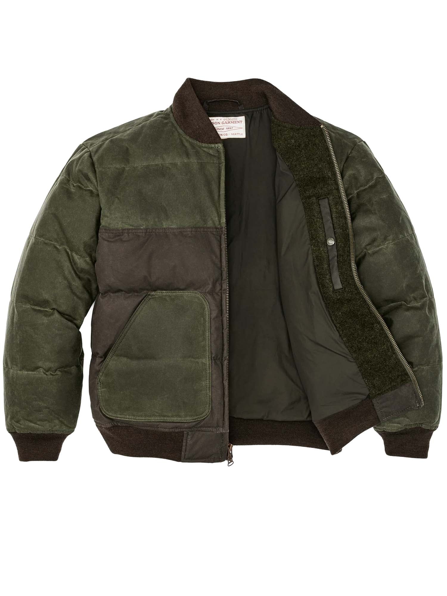 Filson Down Bomber Jacket Verde
