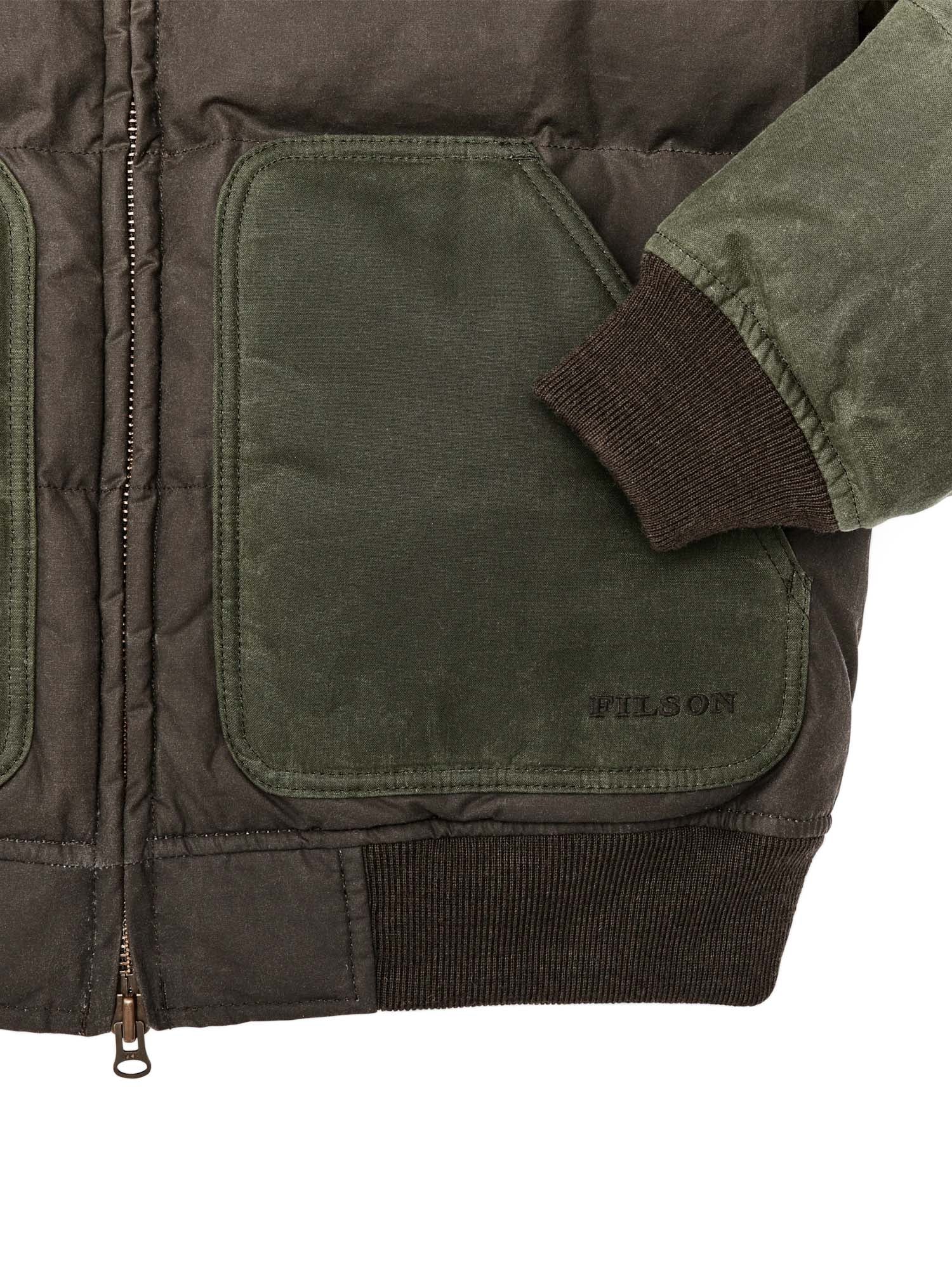 Filson Down Bomber Jacket Verde