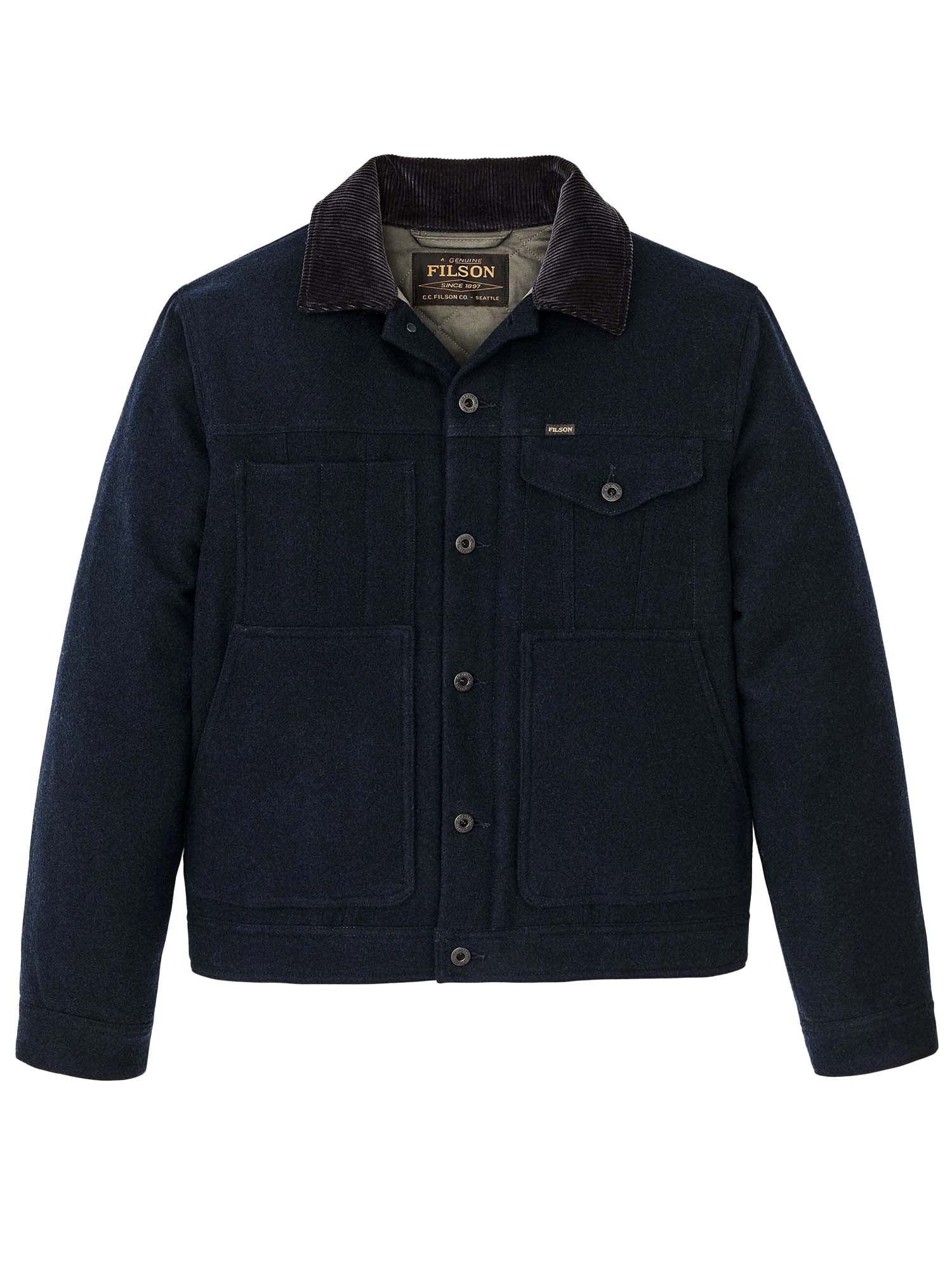 Filson Giacca Cruiser Corta Isolante Spokane Blu