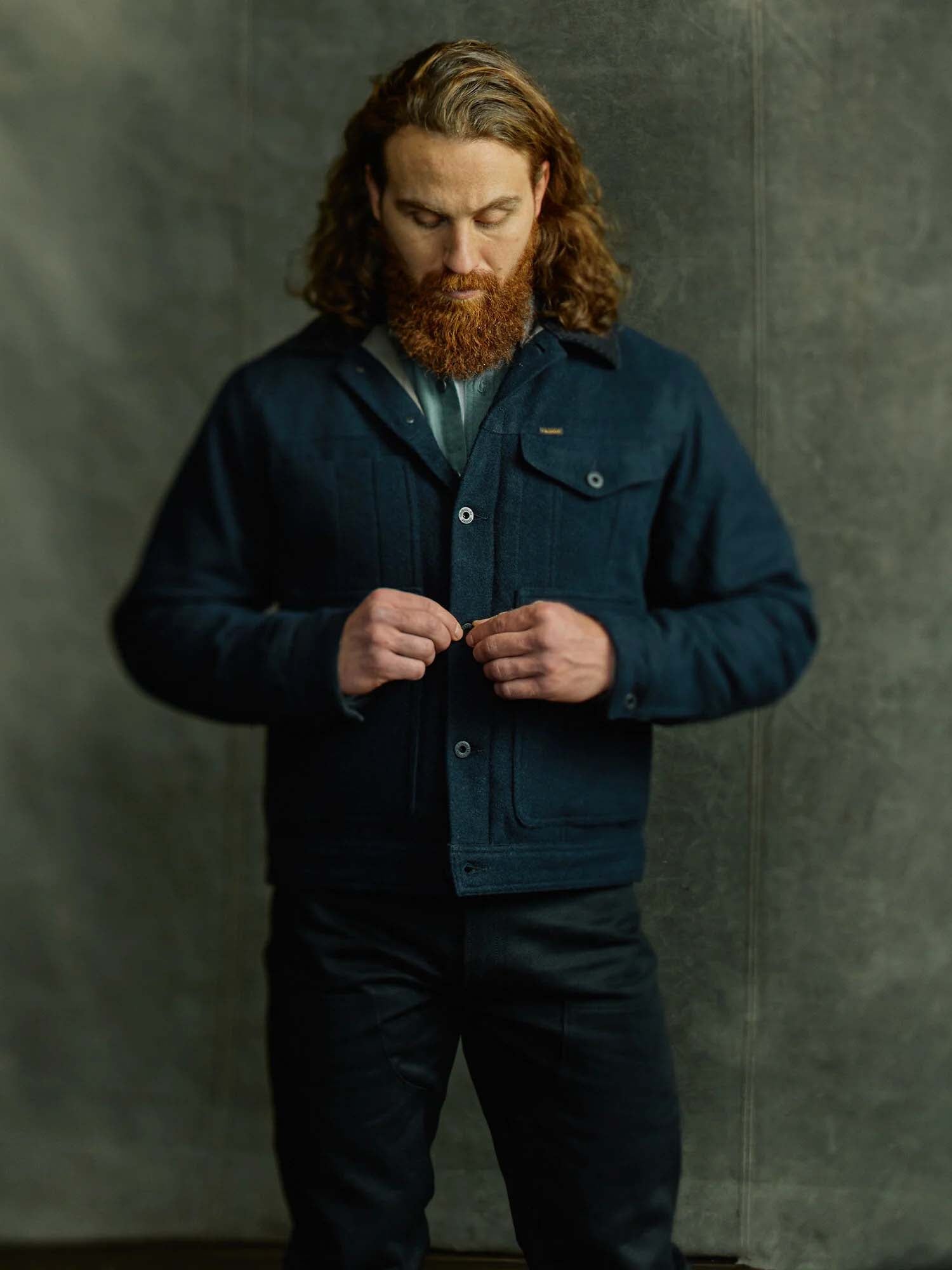 Filson Giacca Cruiser Corta Isolante Spokane Blu