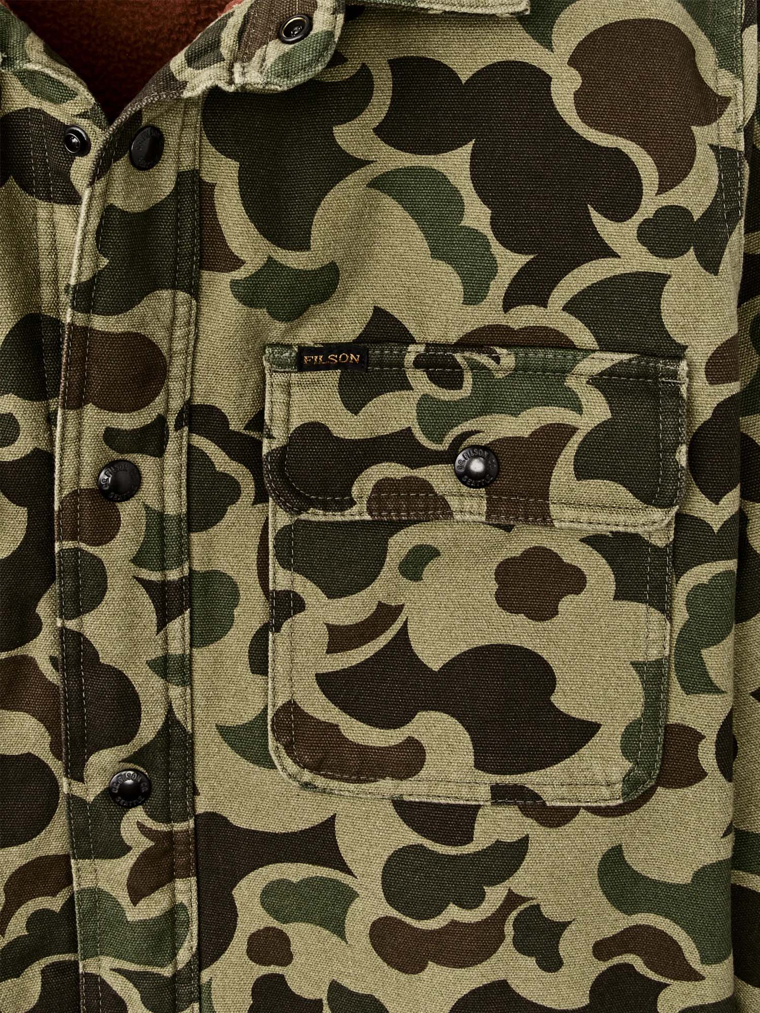 Filson Fleece-Lined Jac-Shirt Camouflage