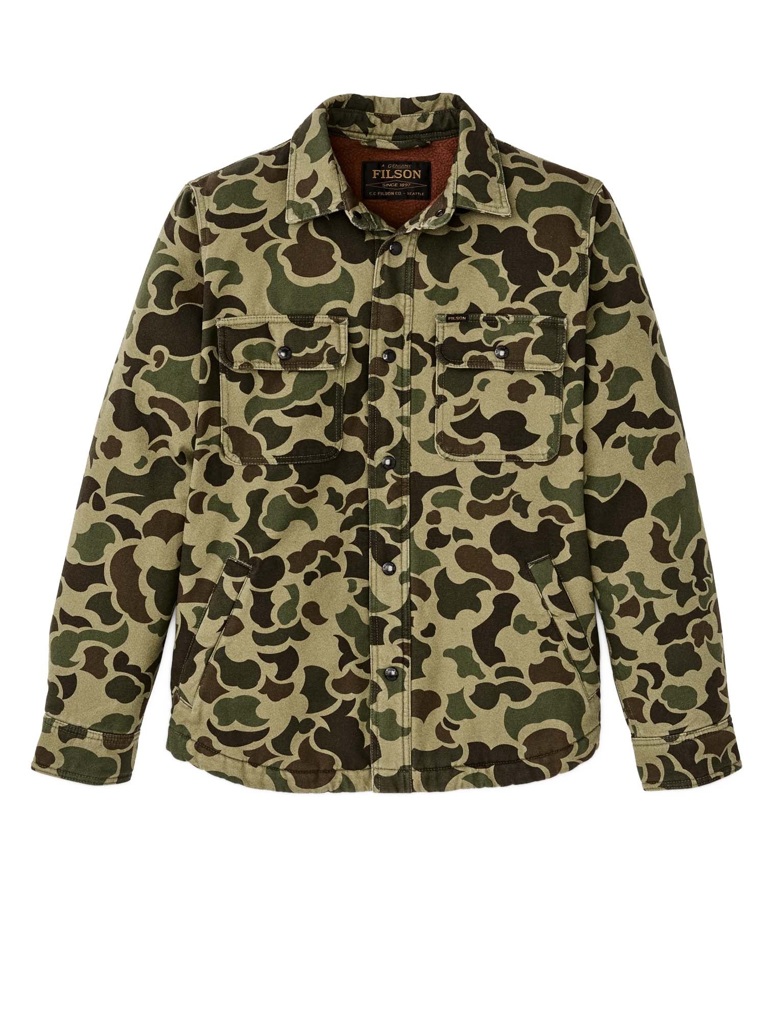 Filson Fleece-Lined Jac-Shirt Camouflage