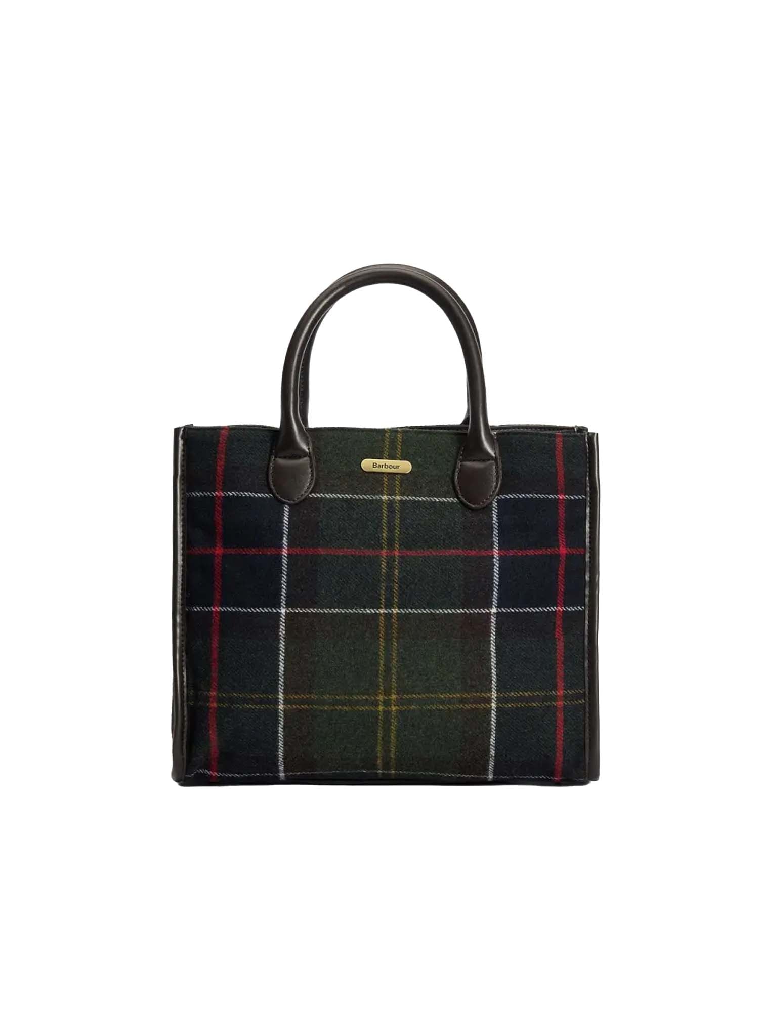 Barbour Borsa tote Barrhill in tartan Multicolore
