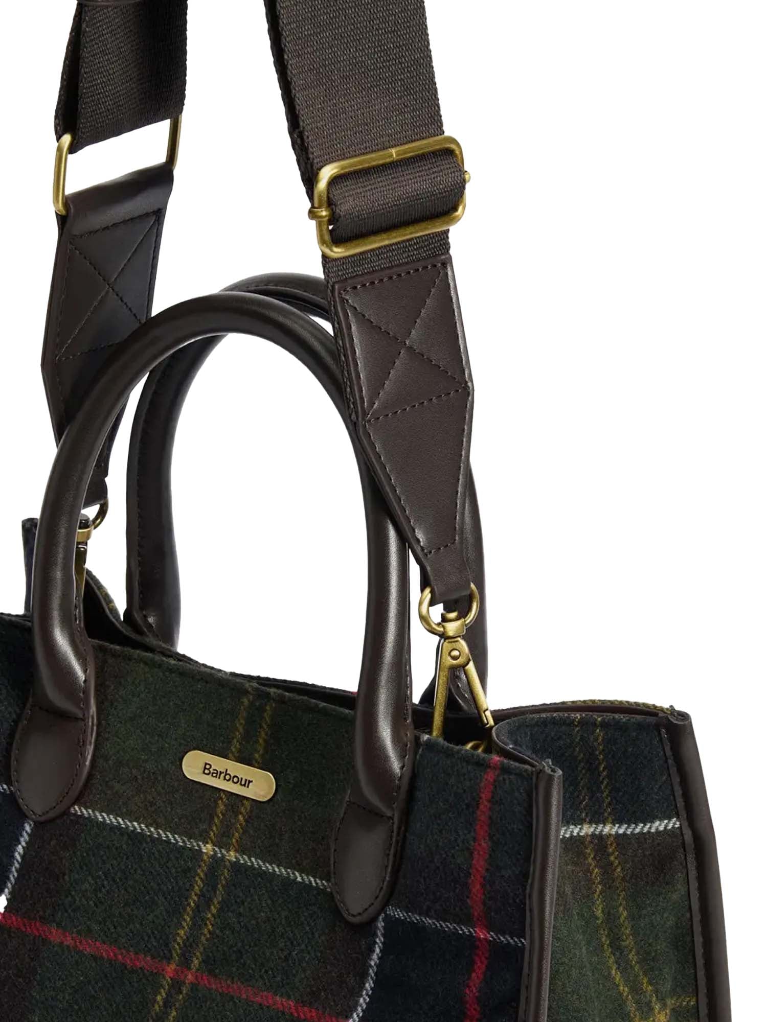 Barbour Borsa tote Barrhill in tartan Multicolore