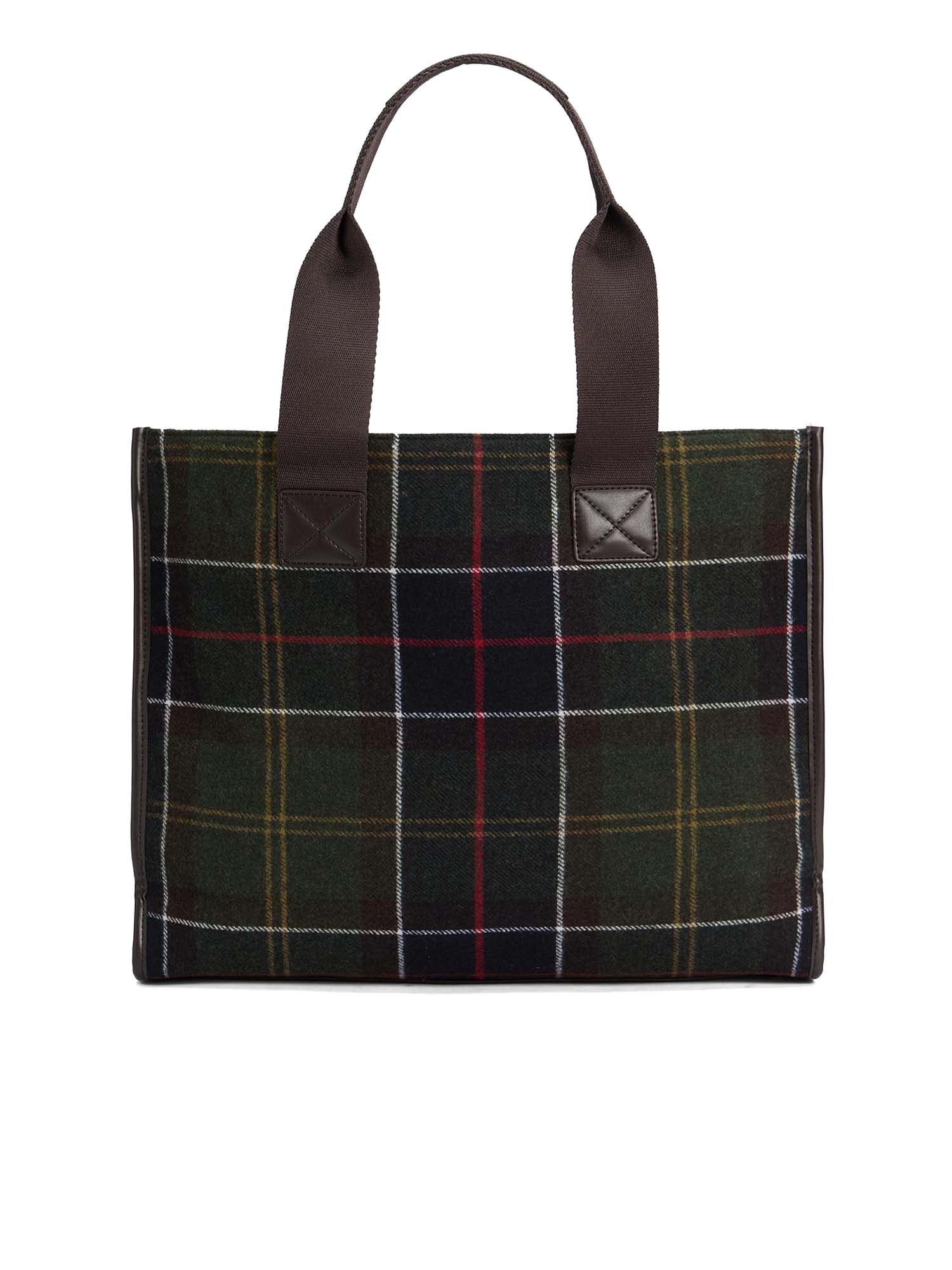 Barbour Borsa tote Turnberry in tartan Multicolore