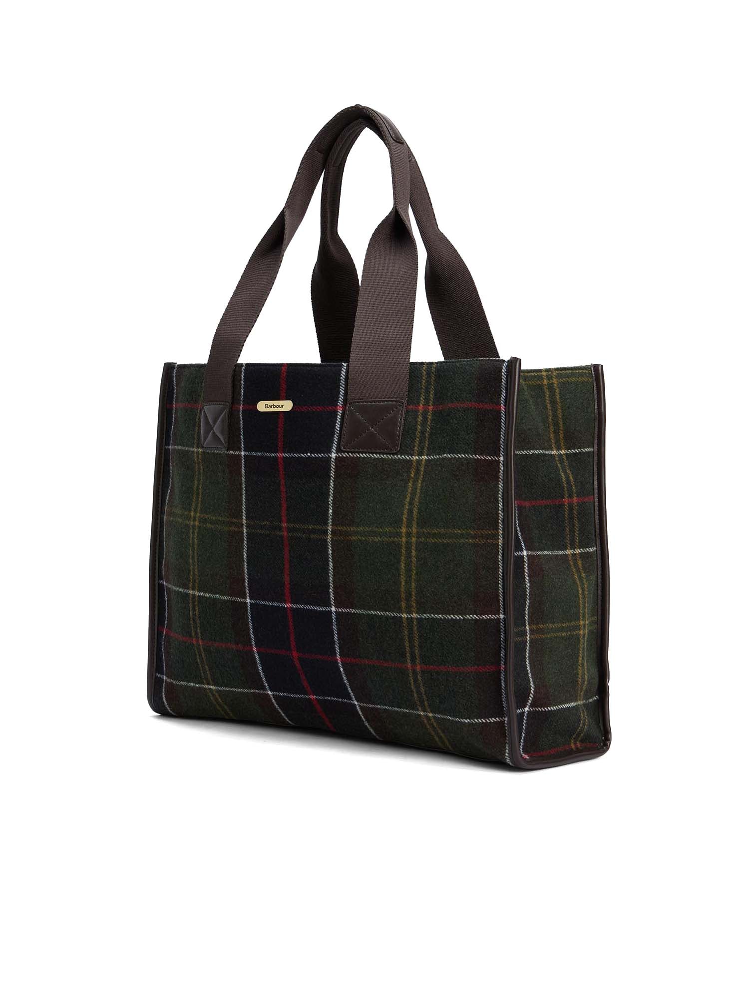 Barbour Borsa tote Turnberry in tartan Multicolore