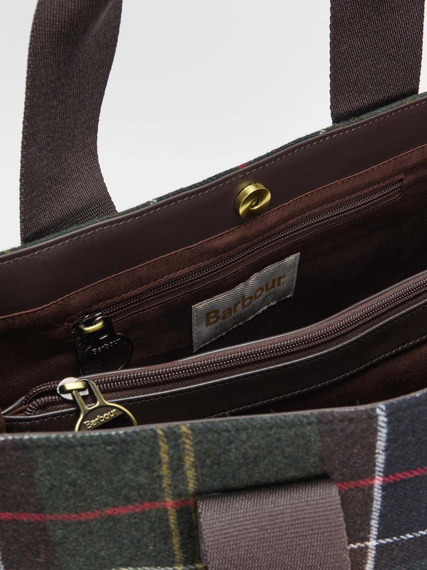 Barbour Borsa tote Turnberry in tartan Multicolore