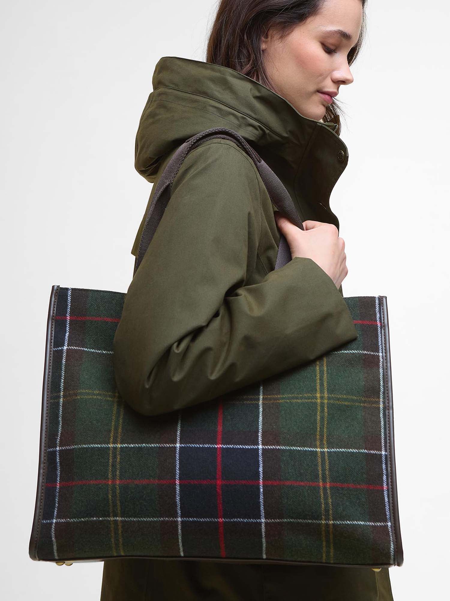 Barbour Borsa tote Turnberry in tartan Multicolore