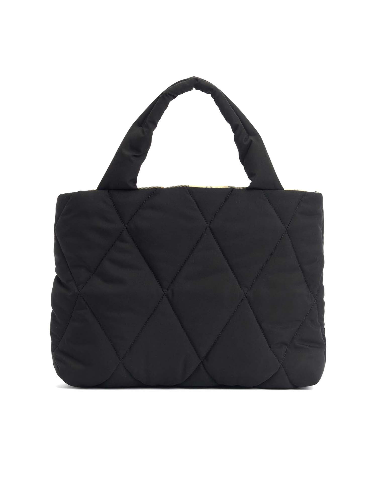 Barbour Mini-borsa tote Mariah trapuntata Nero