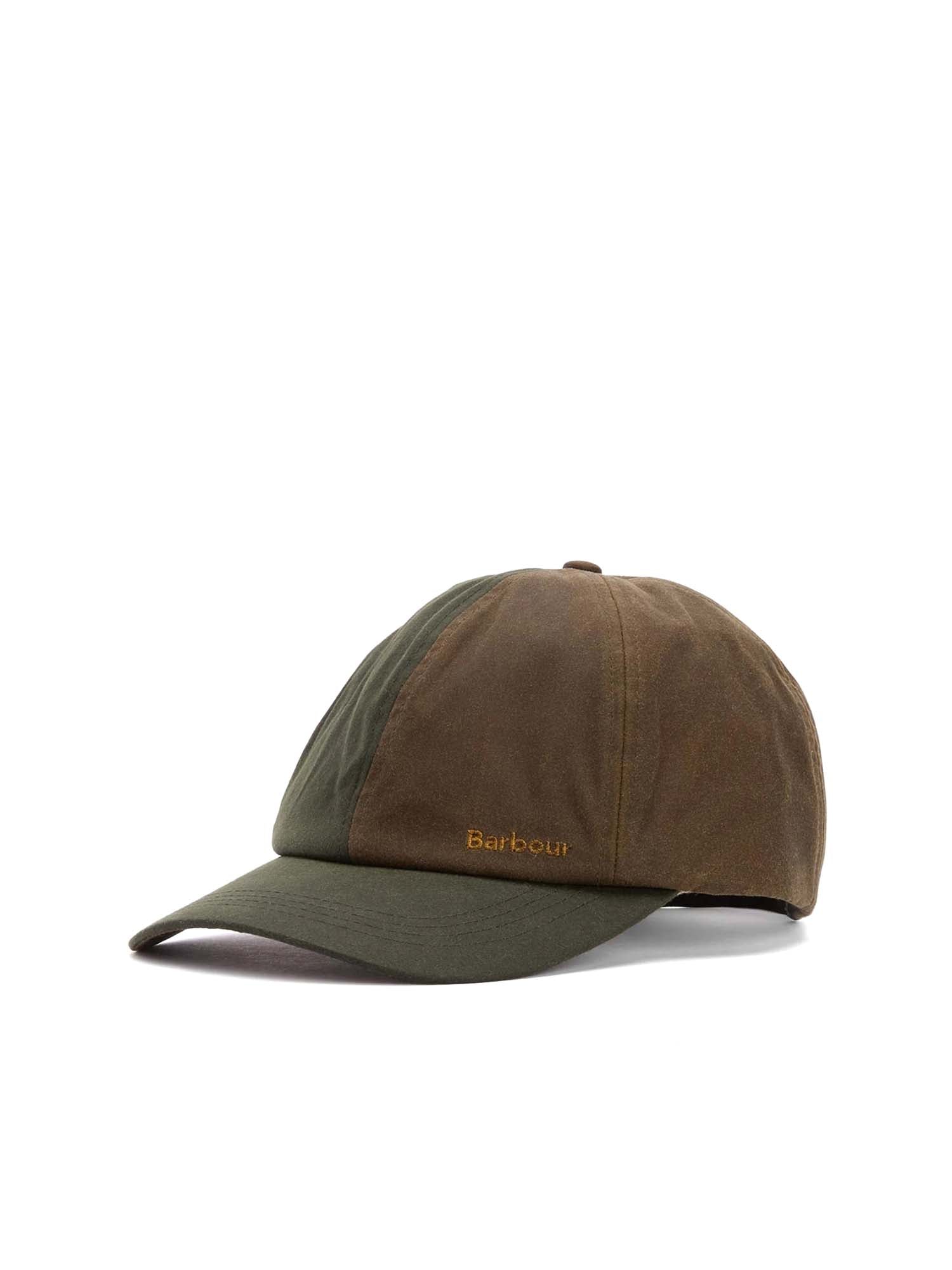 Barbour Cappellino Beauly in tessuto cerato Verde