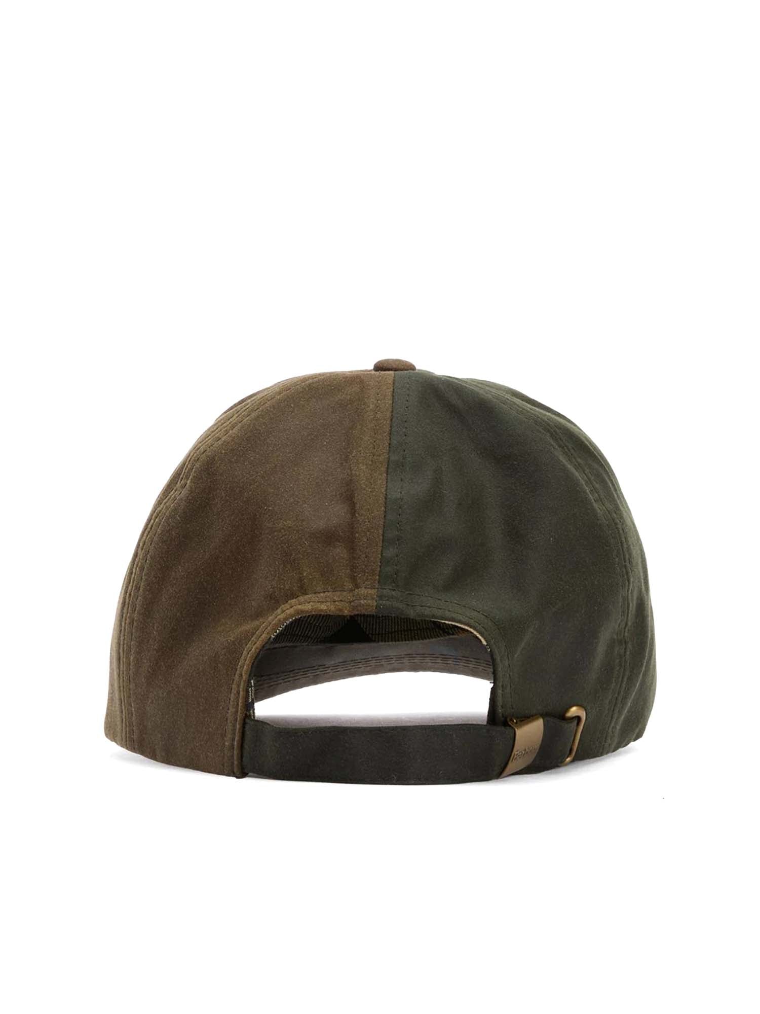 Barbour Cappellino Beauly in tessuto cerato Verde